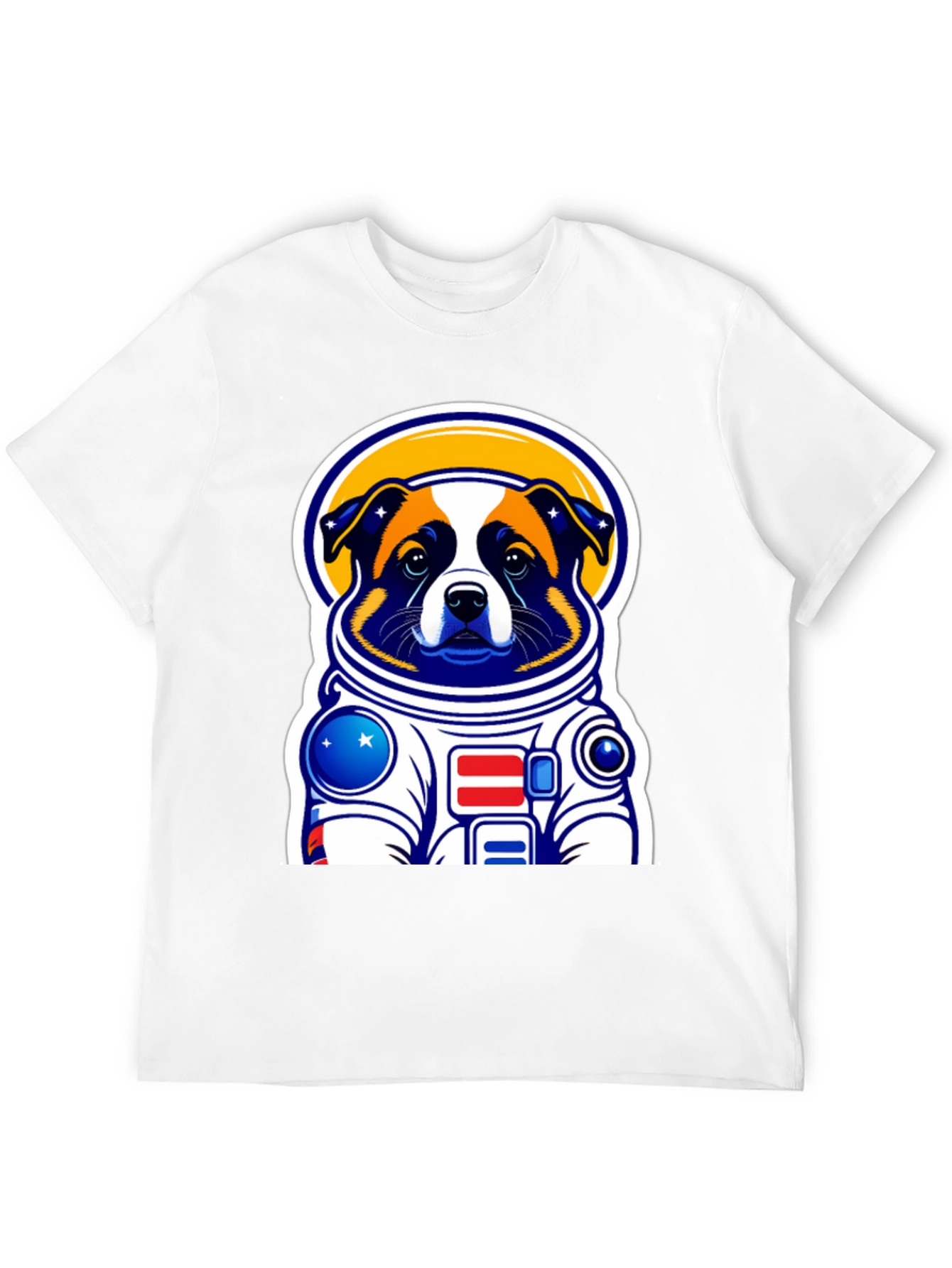 Dog Astronaut Graphic T-Shirt - Space Pup Tee