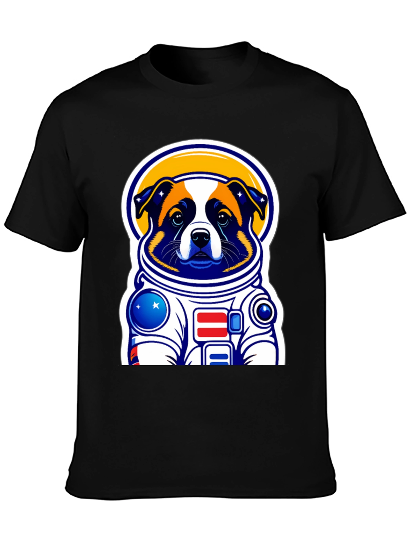 Dog Astronaut Graphic T-Shirt - Space Pup Tee