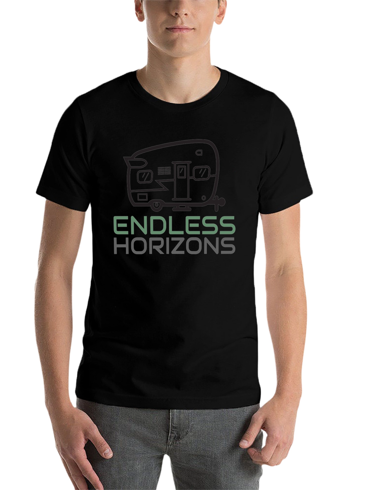 Endless Horizons Black T-Shirt