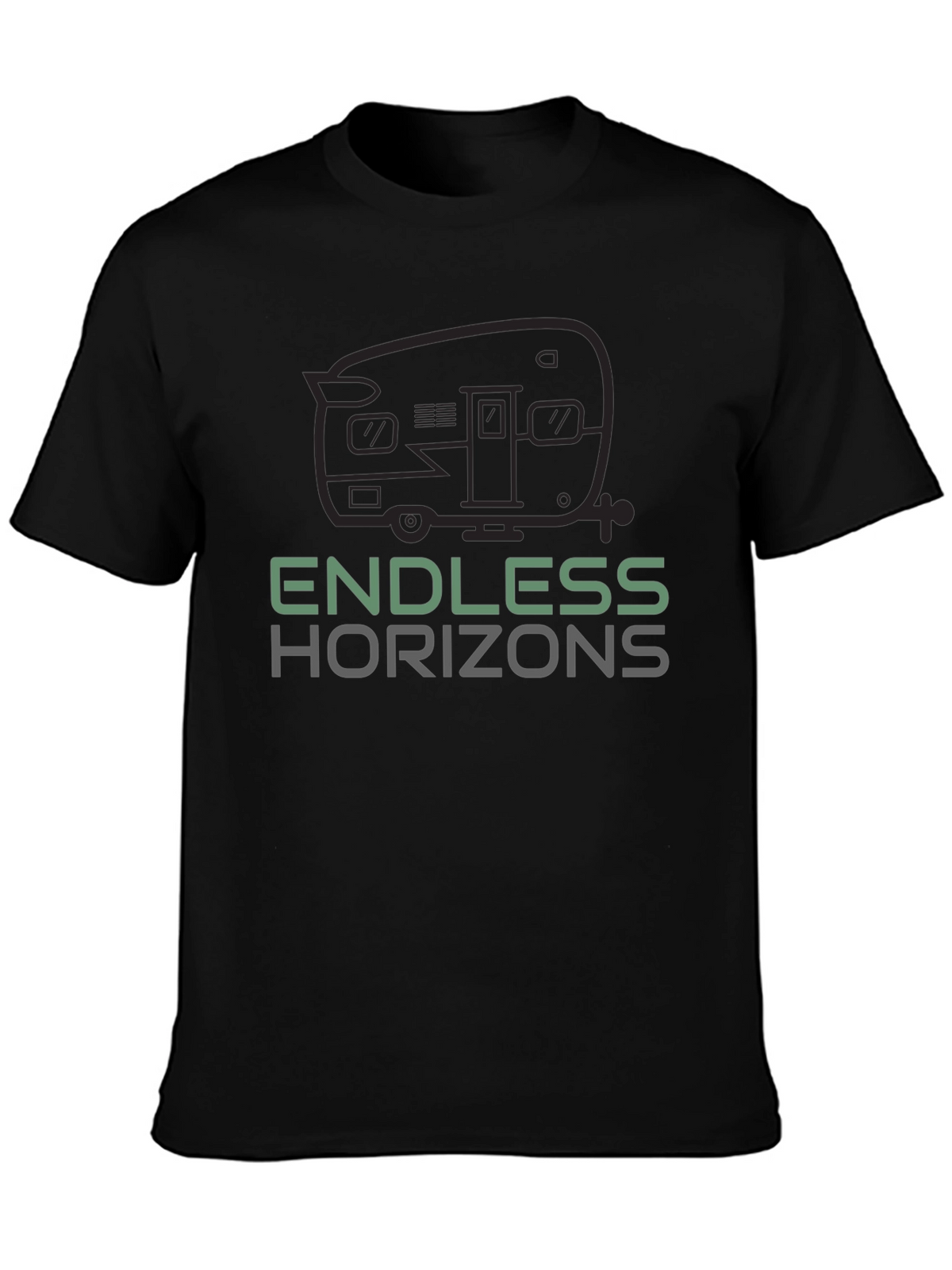 Endless Horizons Black T-Shirt