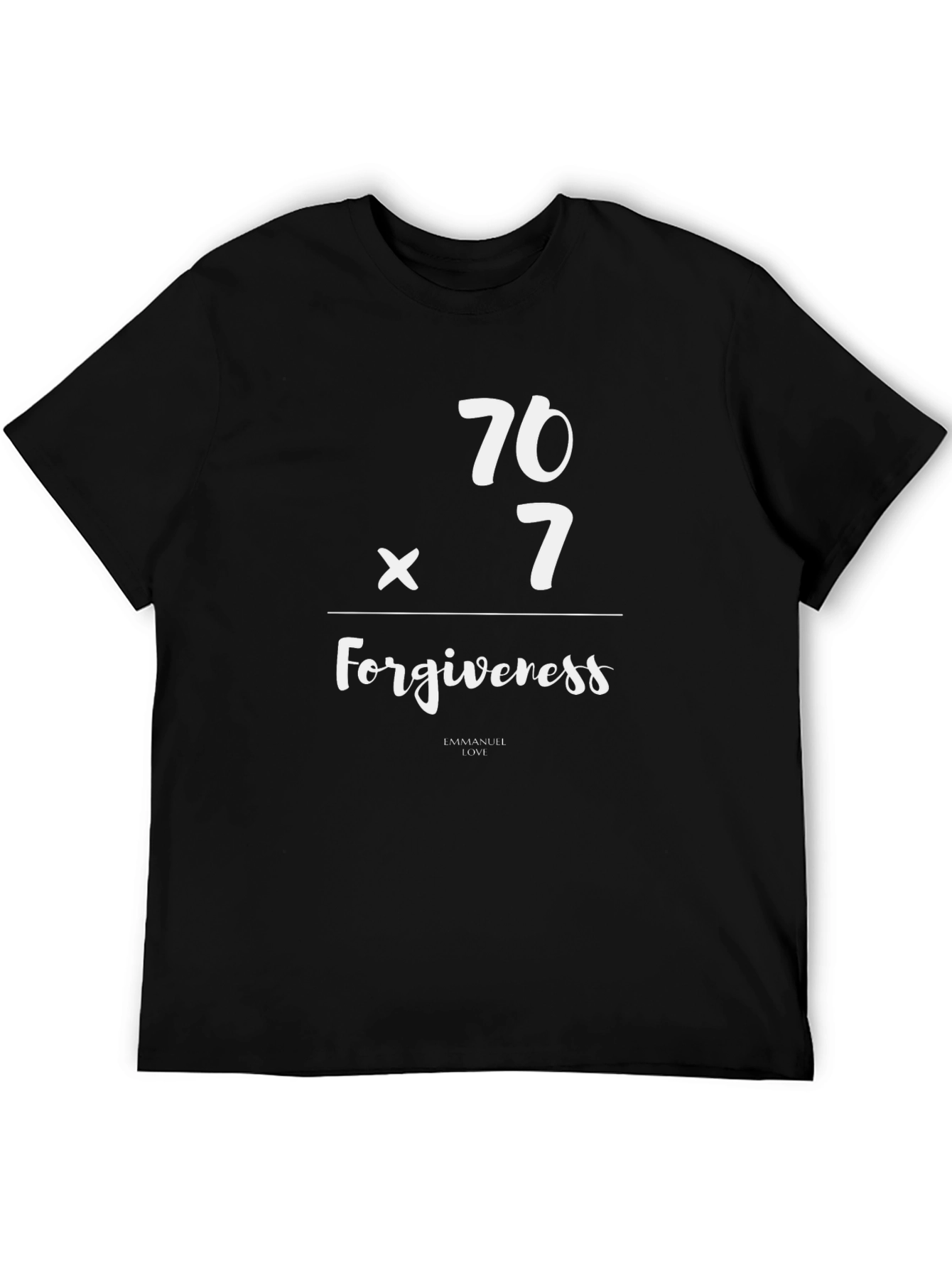 Forgiveness Graphic T-Shirt - Black