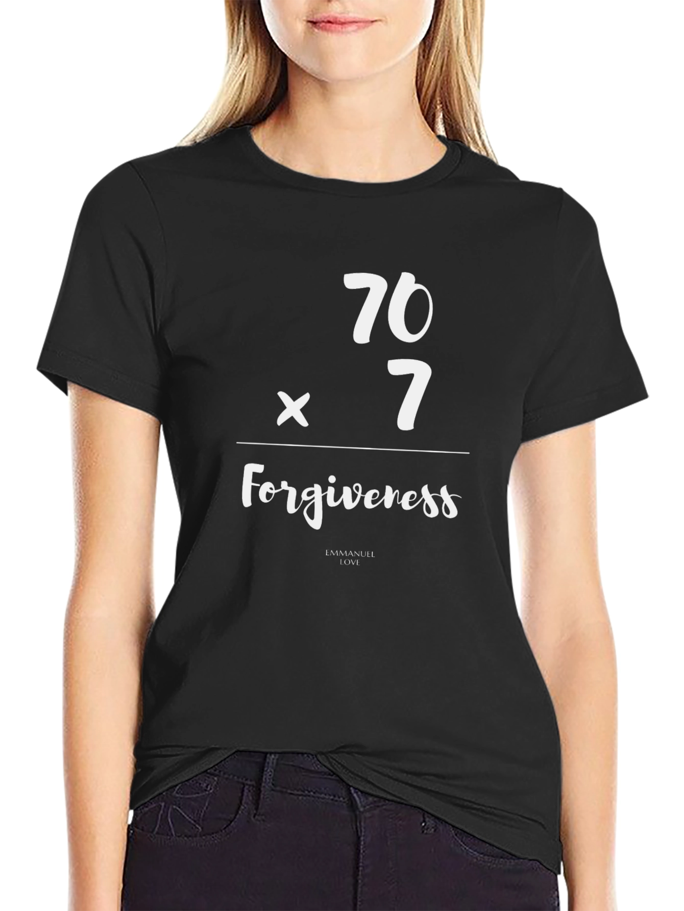 Forgiveness Graphic T-Shirt - Black