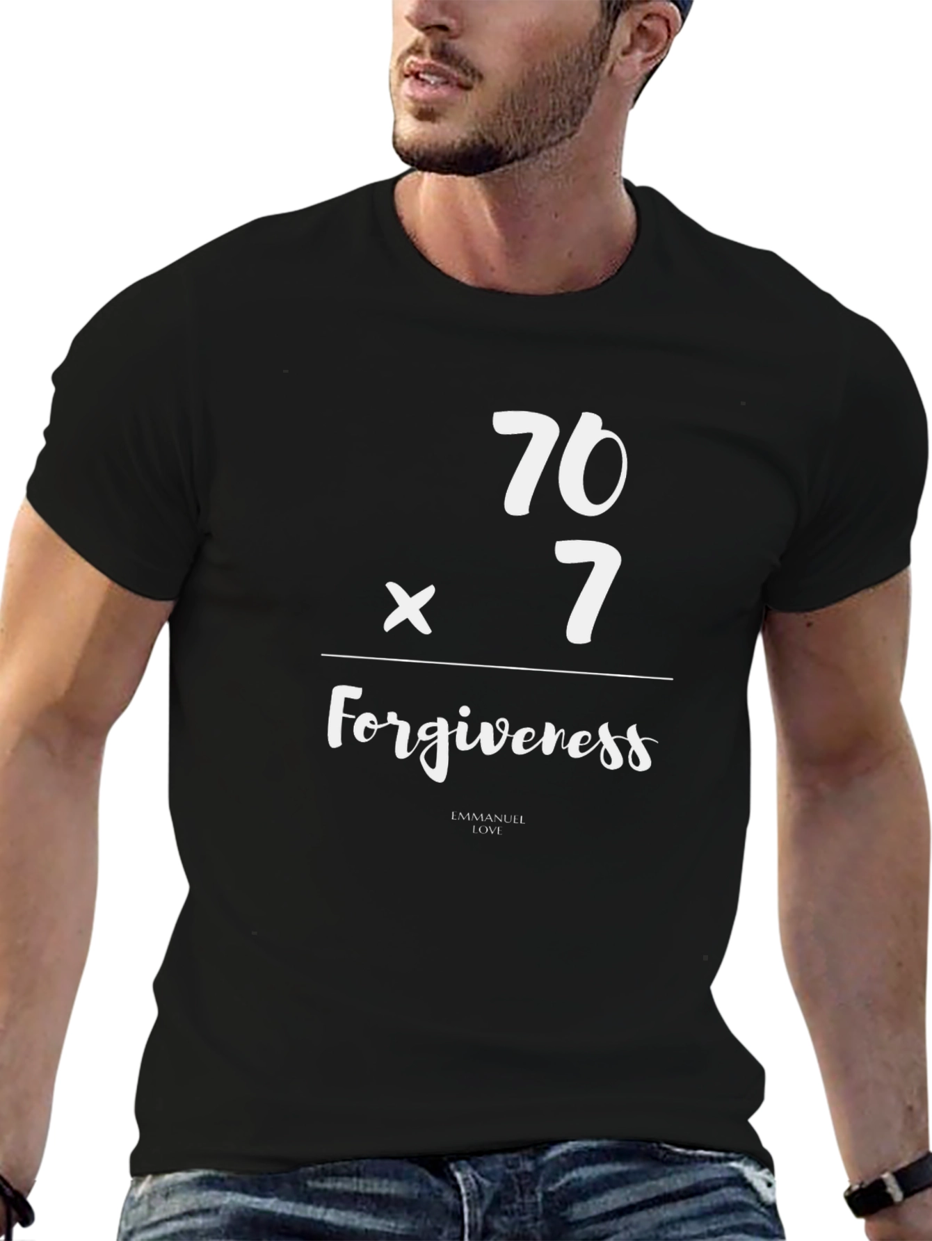 Forgiveness Graphic T-Shirt - Black