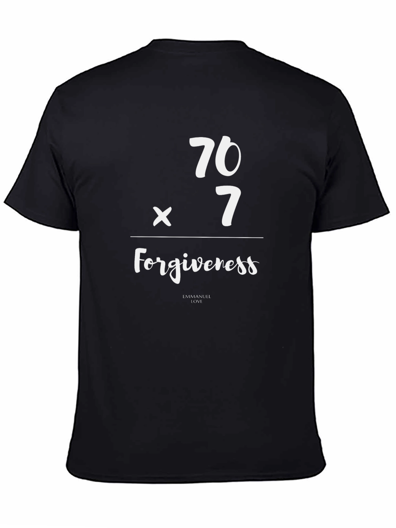 Forgiveness Graphic T-Shirt - Black
