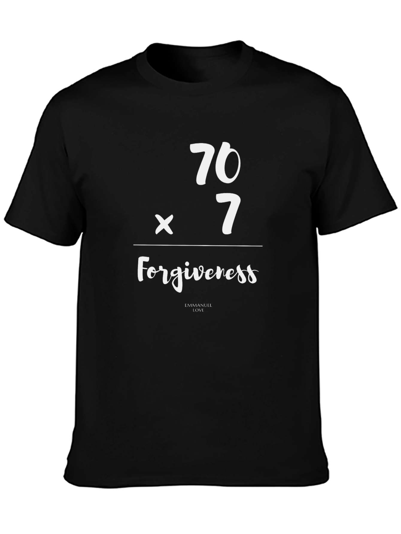 Forgiveness Graphic T-Shirt - Black