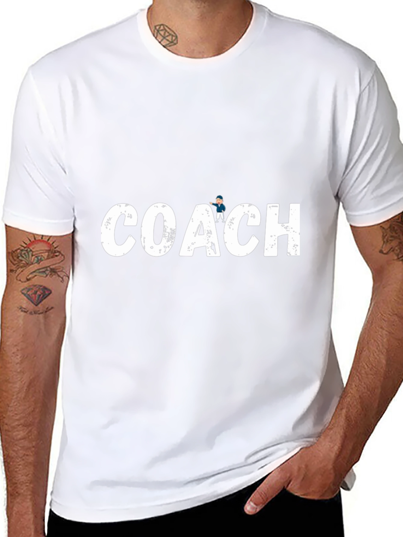 Coach Graphic T-Shirt - Soft Cotton Blend Tee