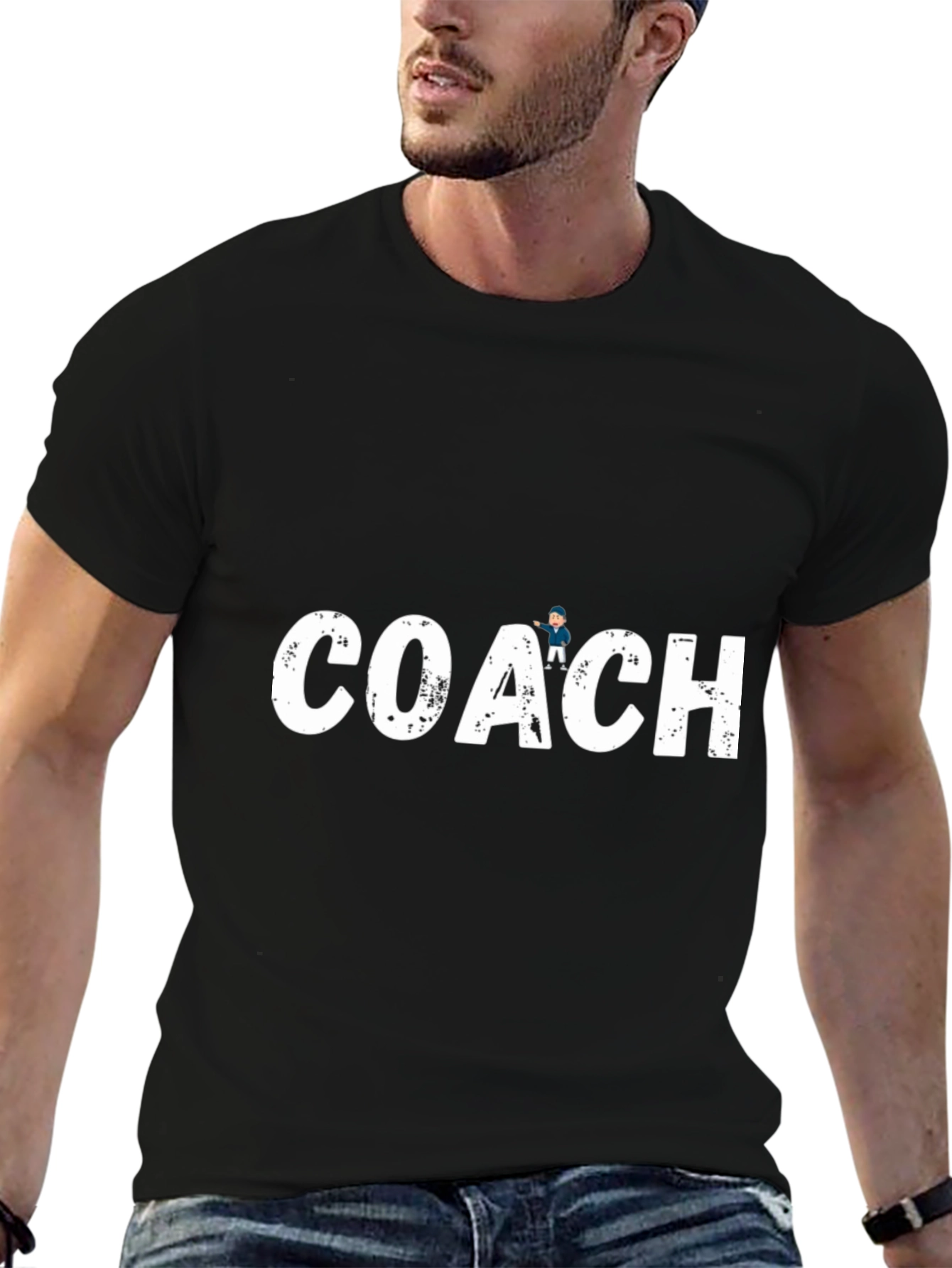 Coach Graphic T-Shirt - Soft Cotton Blend Tee