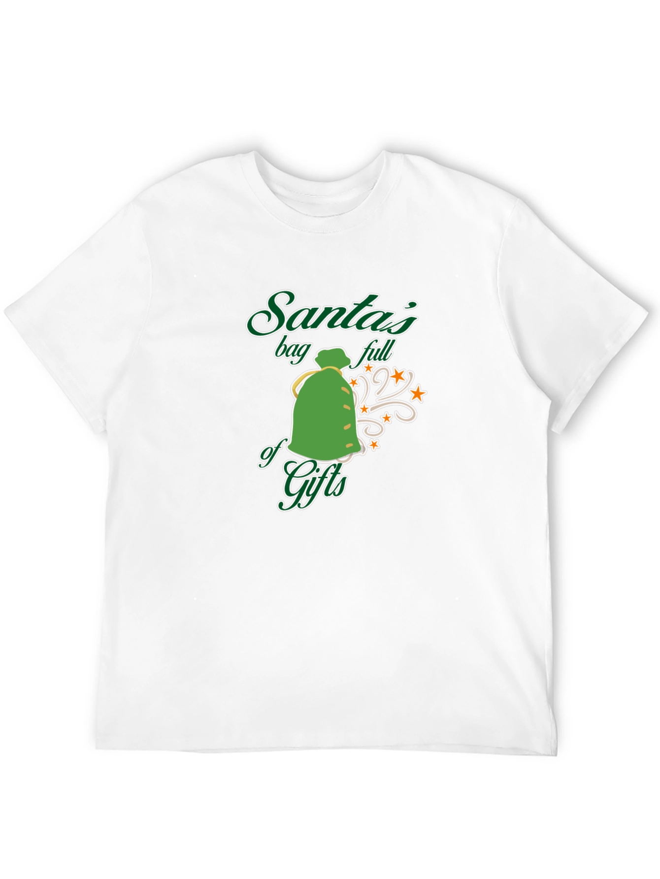 Santas Bag Full of Gifts Graphic T-Shirt