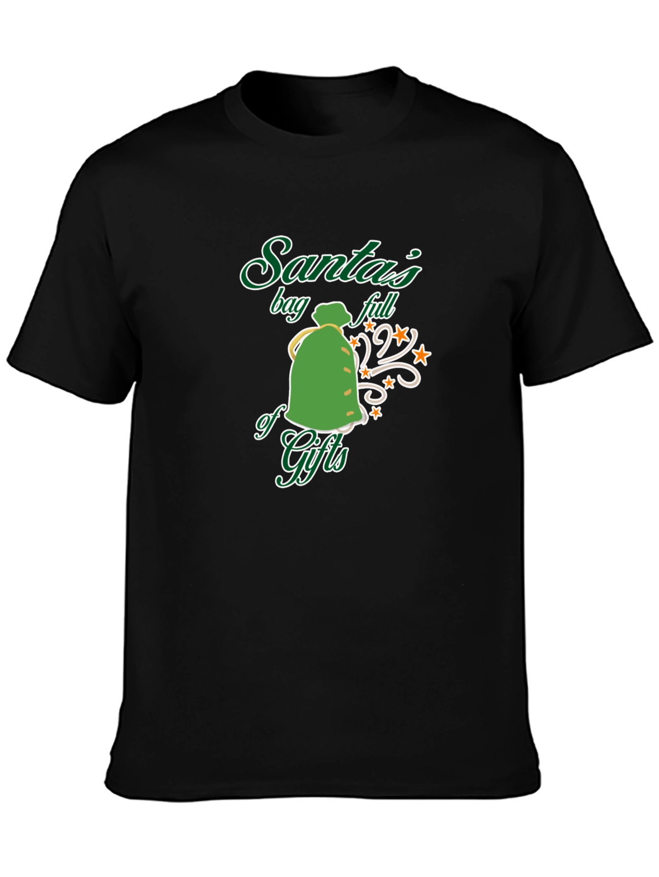 Santas Bag Full of Gifts Graphic T-Shirt