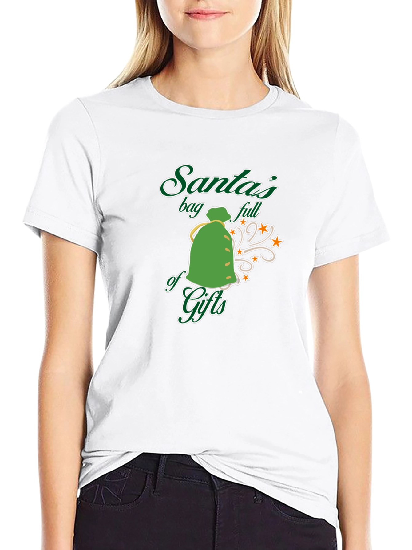 Santas Bag Full of Gifts Graphic T-Shirt