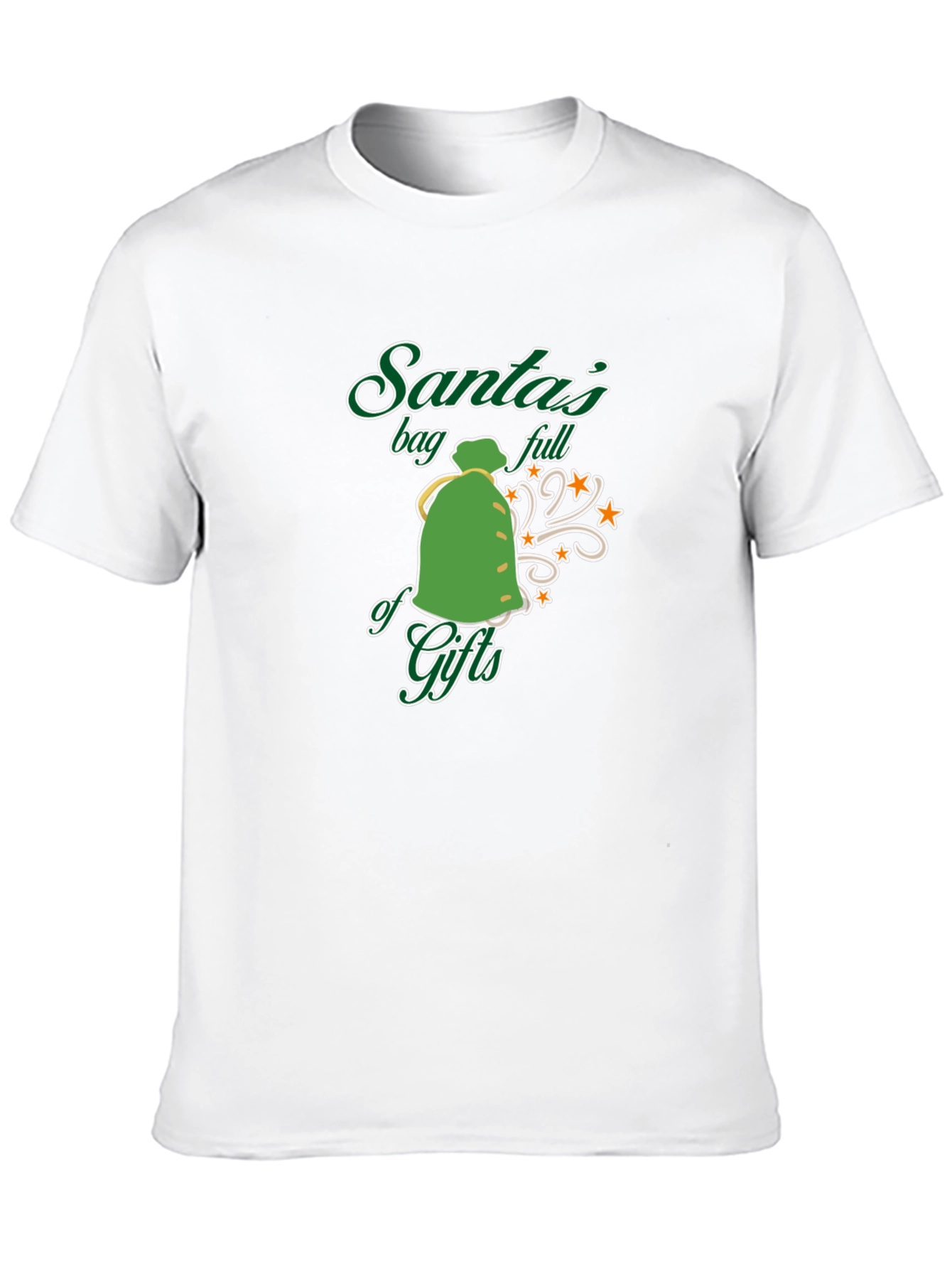 Santas Bag Full of Gifts Graphic T-Shirt