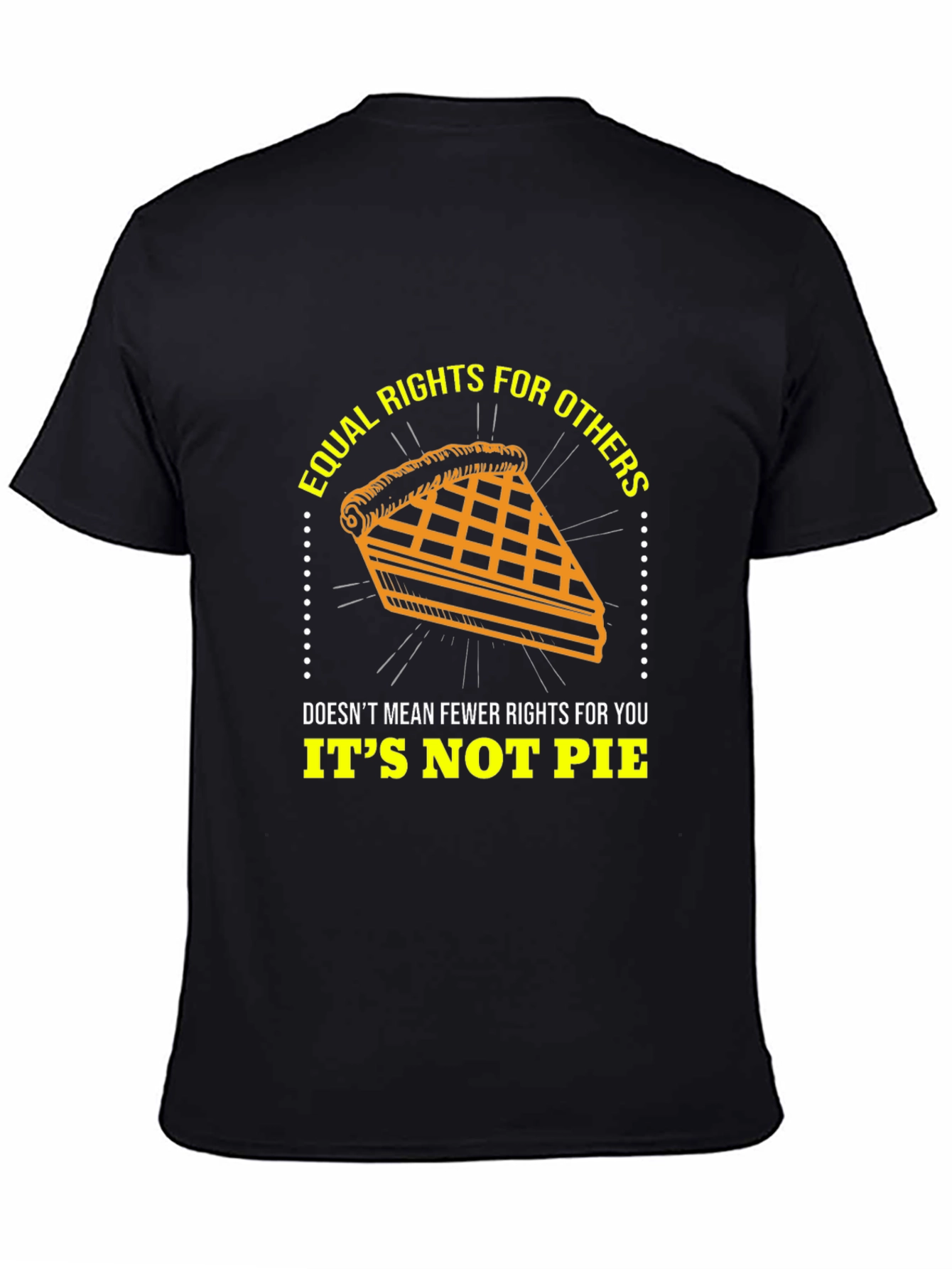 Equal Rights Its Not Pie Graphic T-Shirt