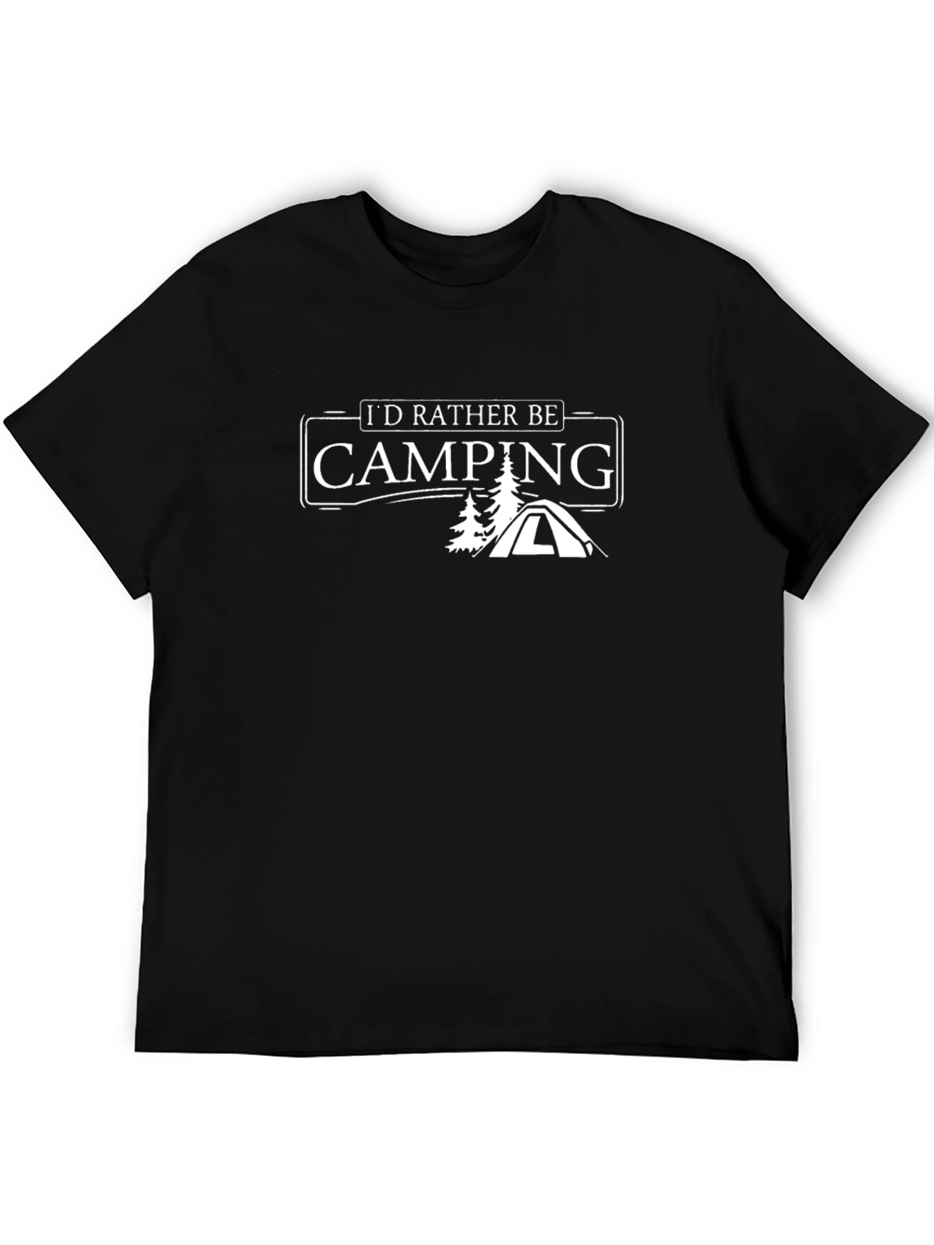 Camping T-Shirt - Id Rather Be Camping Tee