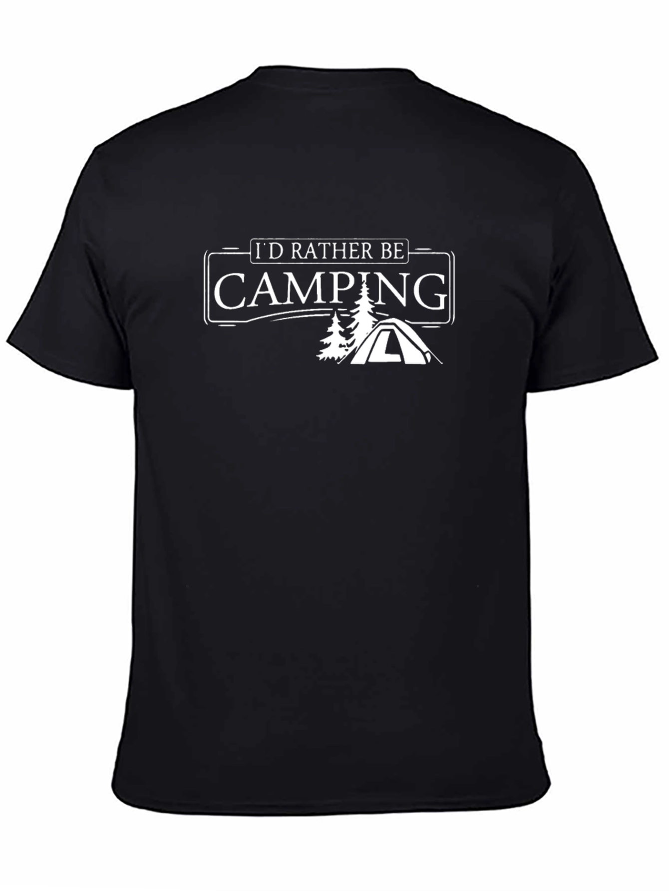 Camping T-Shirt - Id Rather Be Camping Tee