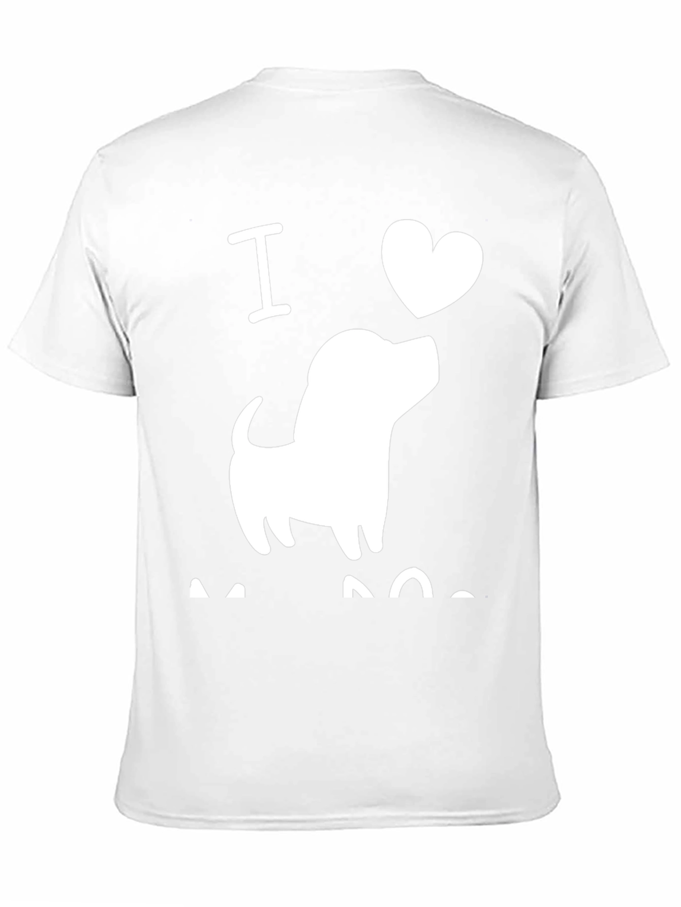 I Love Dogs Black T-Shirt