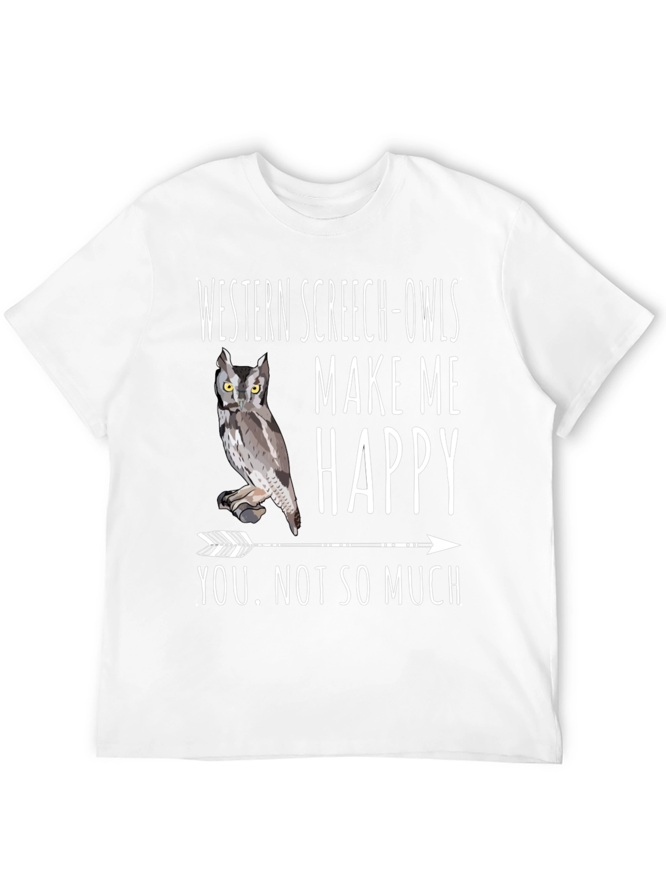 Western Screech-Owls Graphic Tee - Bird Lover Humor