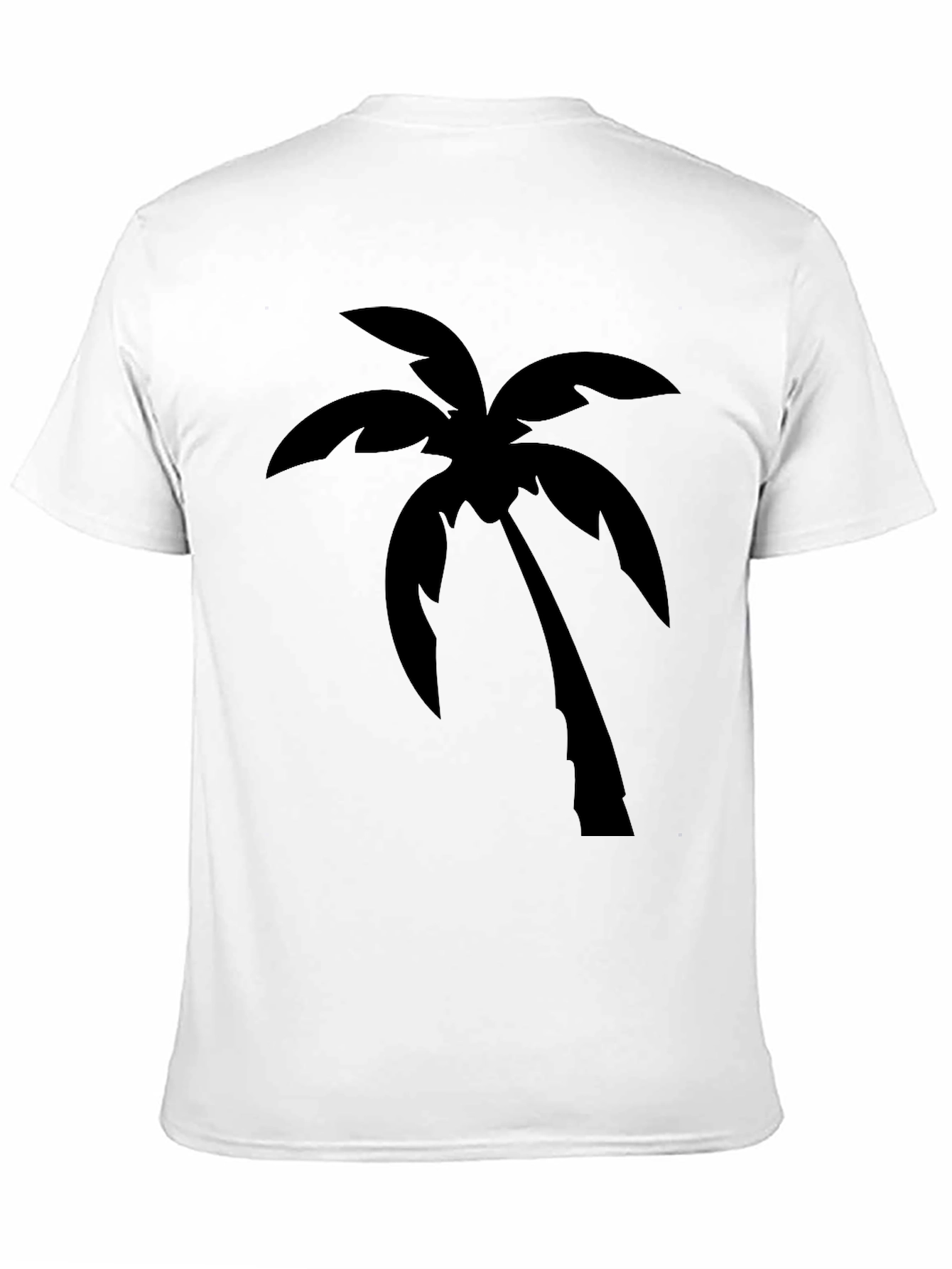 Black Palm Tree Graphic Tee - Island Vibes