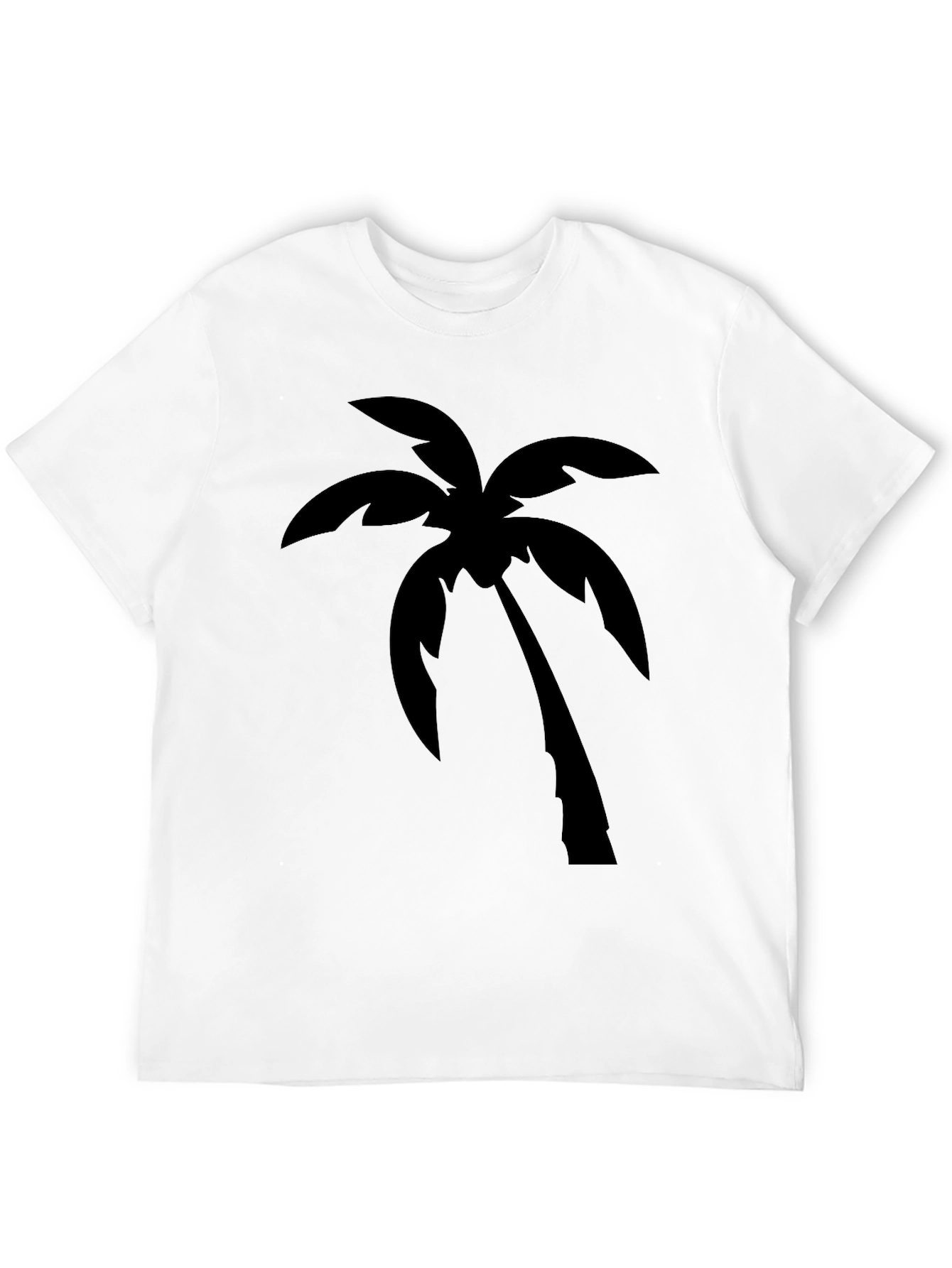 Black Palm Tree Graphic Tee - Island Vibes