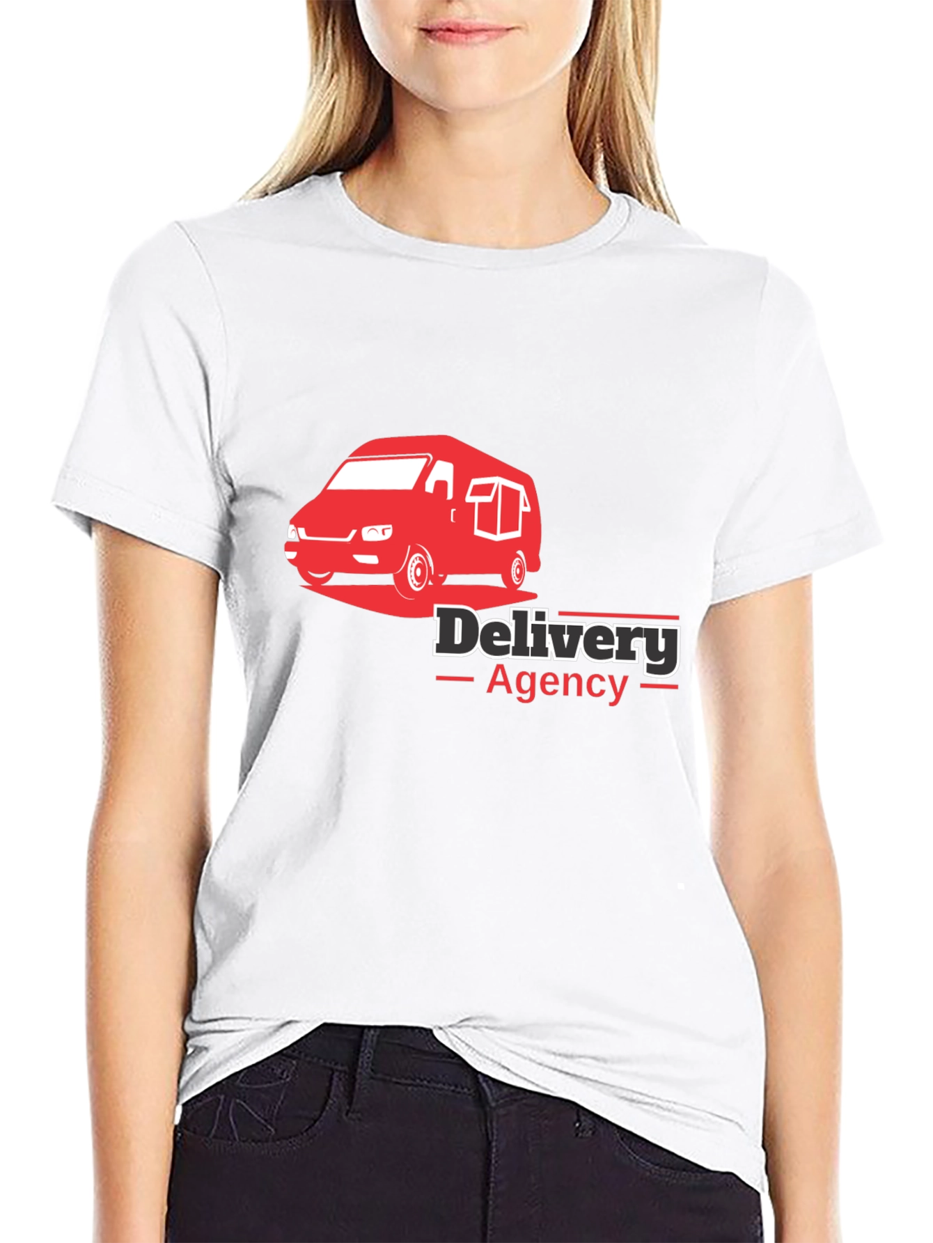 Delivery Agency Black T-Shirt