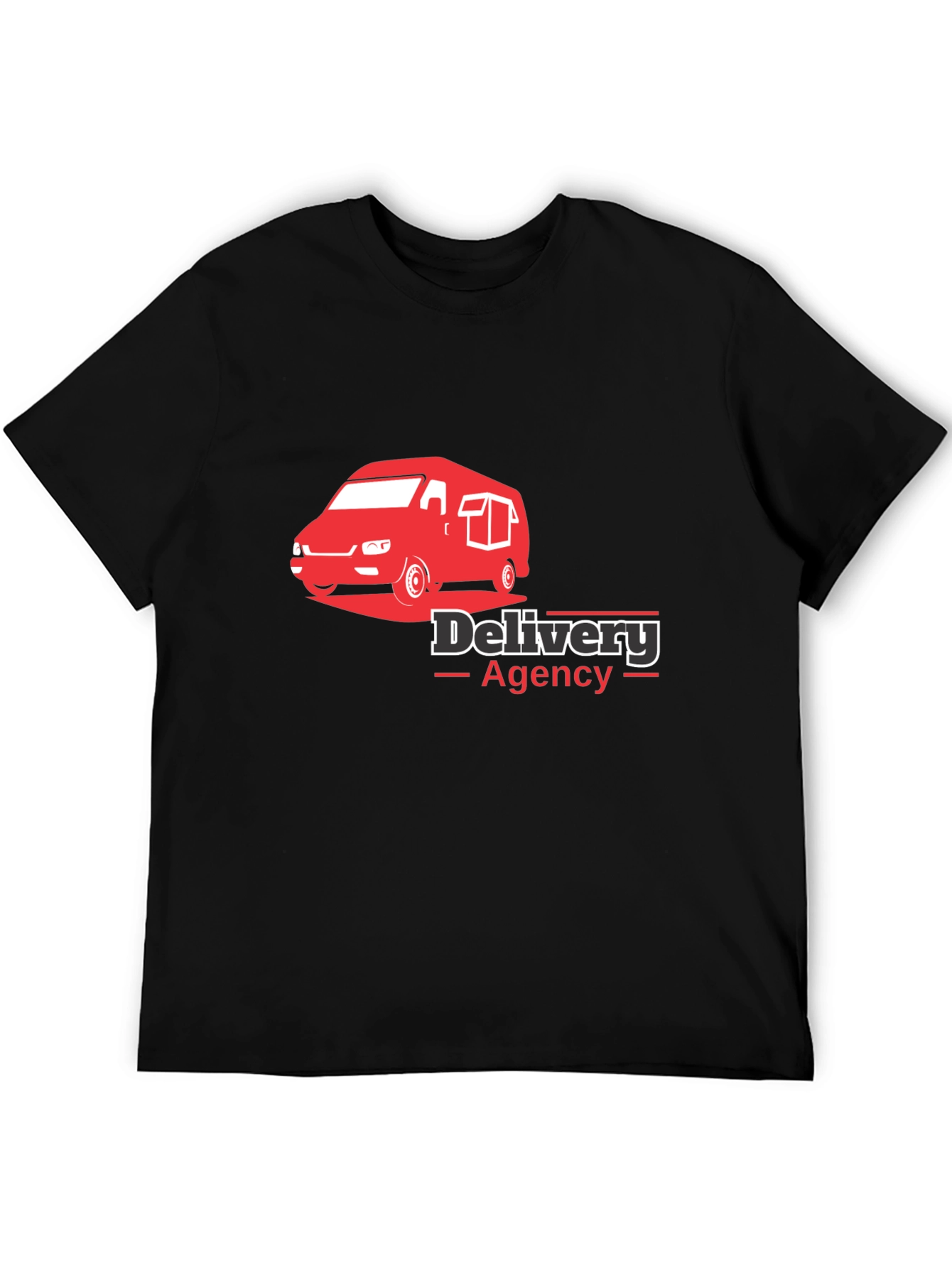 Delivery Agency Black T-Shirt