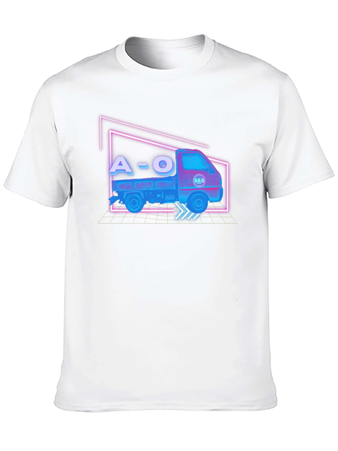 Retro A=O Truck Black T-Shirt