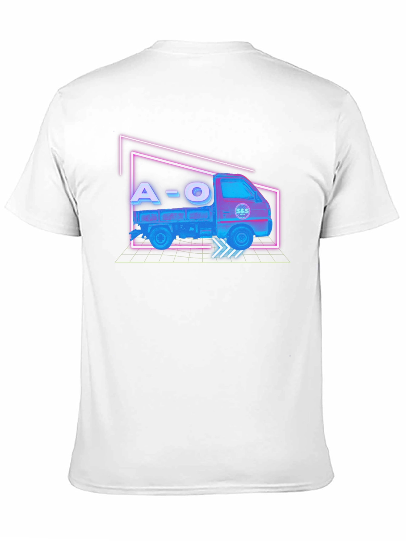 Retro A=O Truck Black T-Shirt