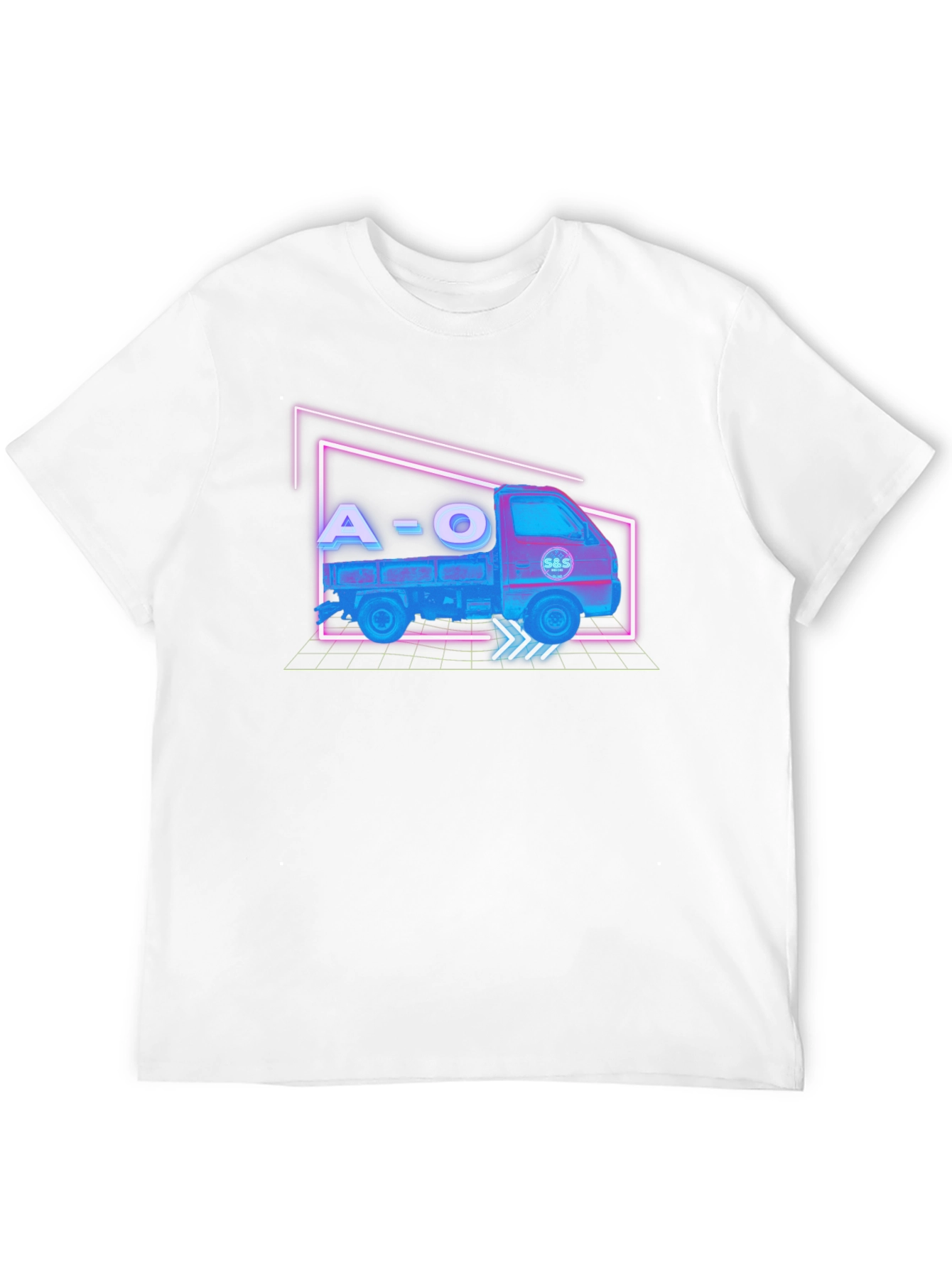 Retro A=O Truck Black T-Shirt