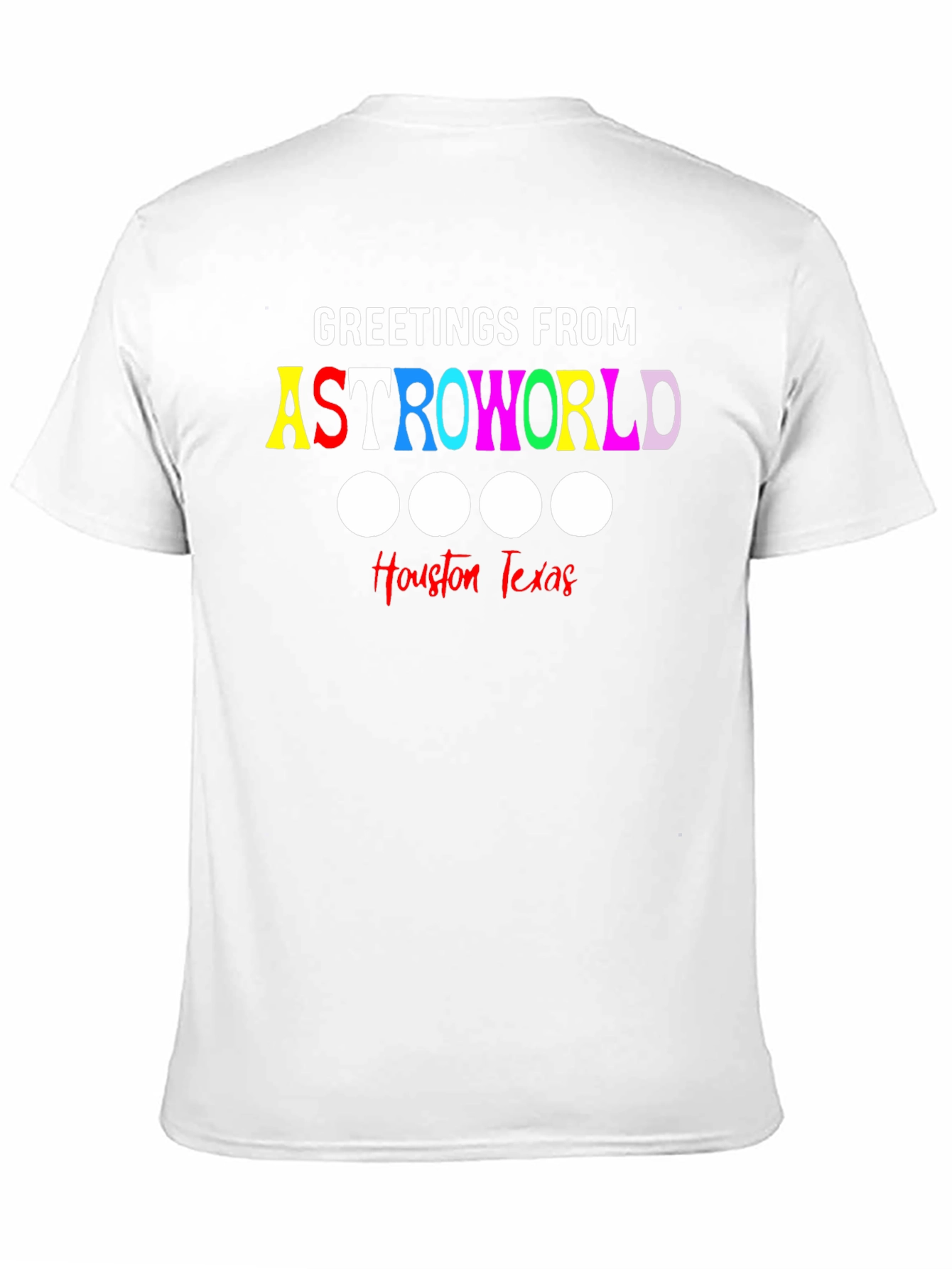 Astroworld Houston Texas Black Graphic Tee