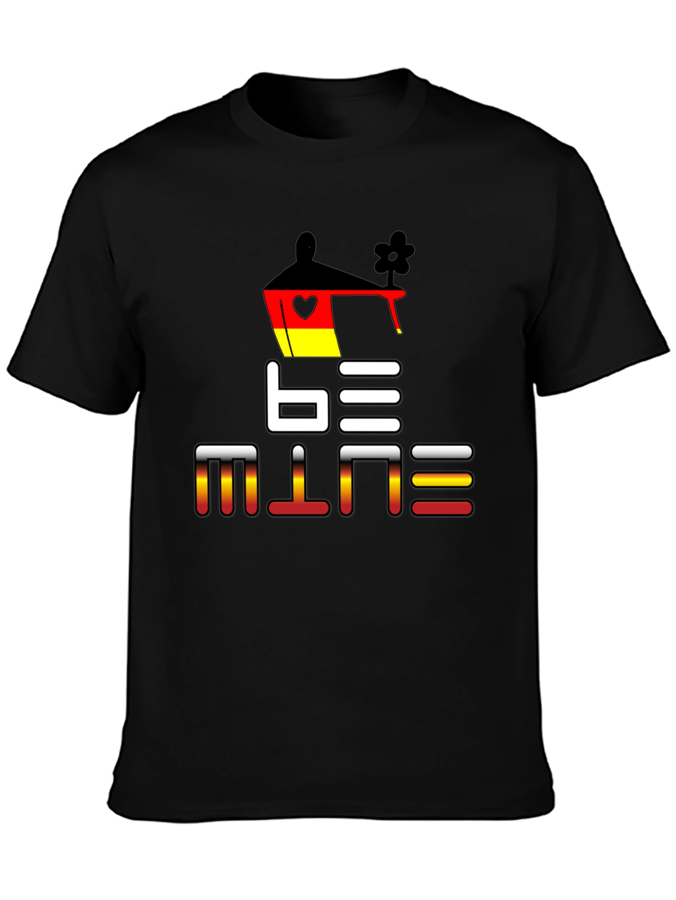Be Mine Germany T-Shirt - Unique Love Design