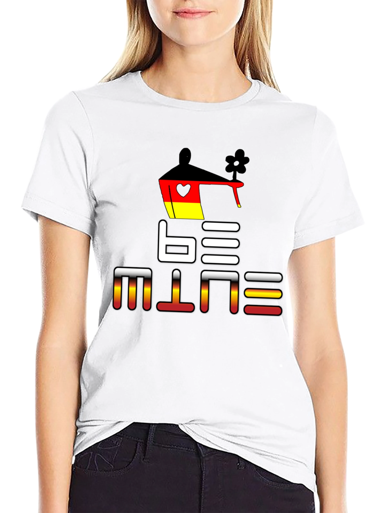 Be Mine Germany T-Shirt - Unique Love Design