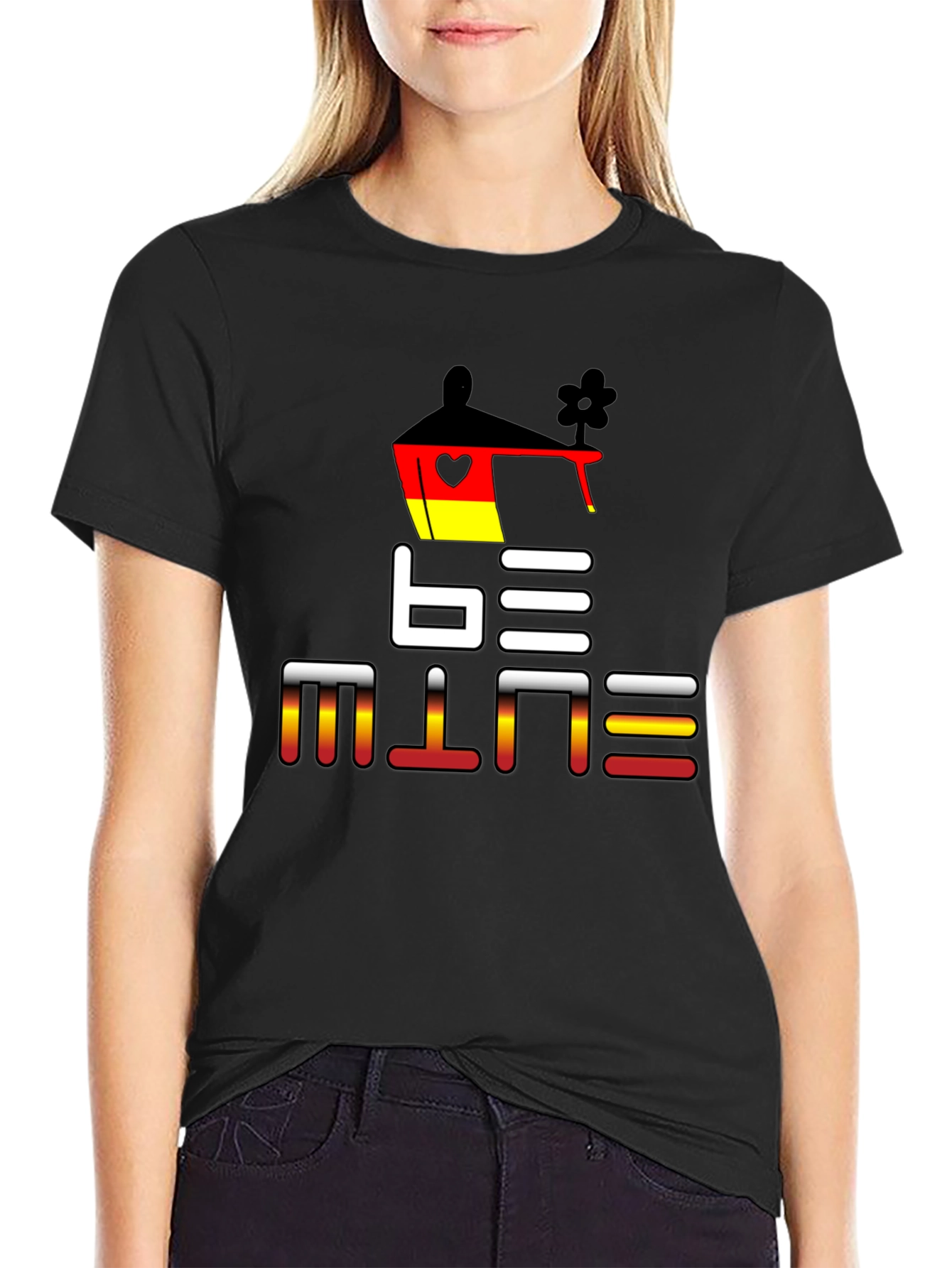 Be Mine Germany T-Shirt - Unique Love Design