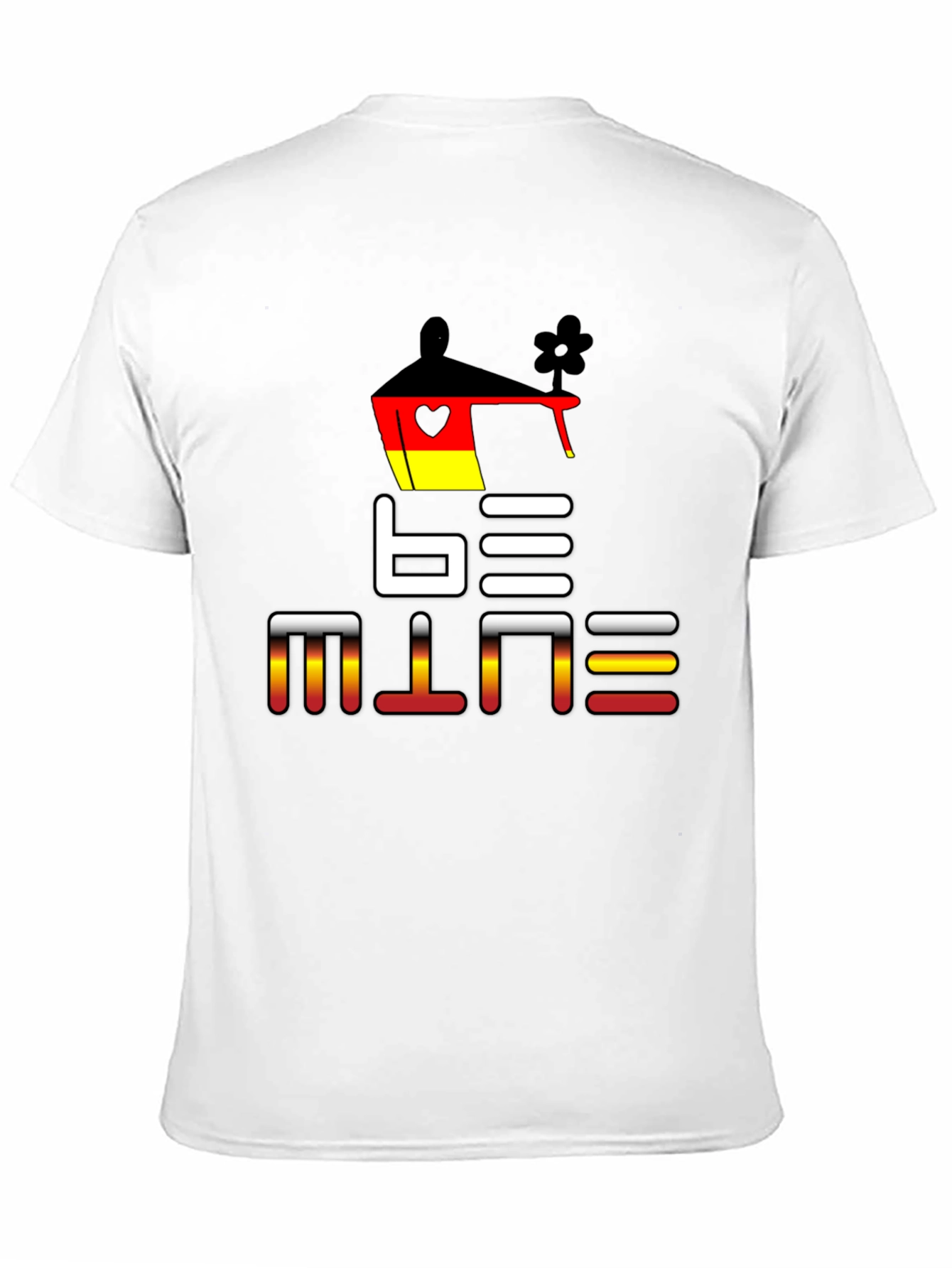 Be Mine Germany T-Shirt - Unique Love Design