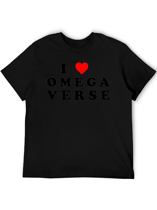 I Heart Omegaverse Graphic Tee - Black