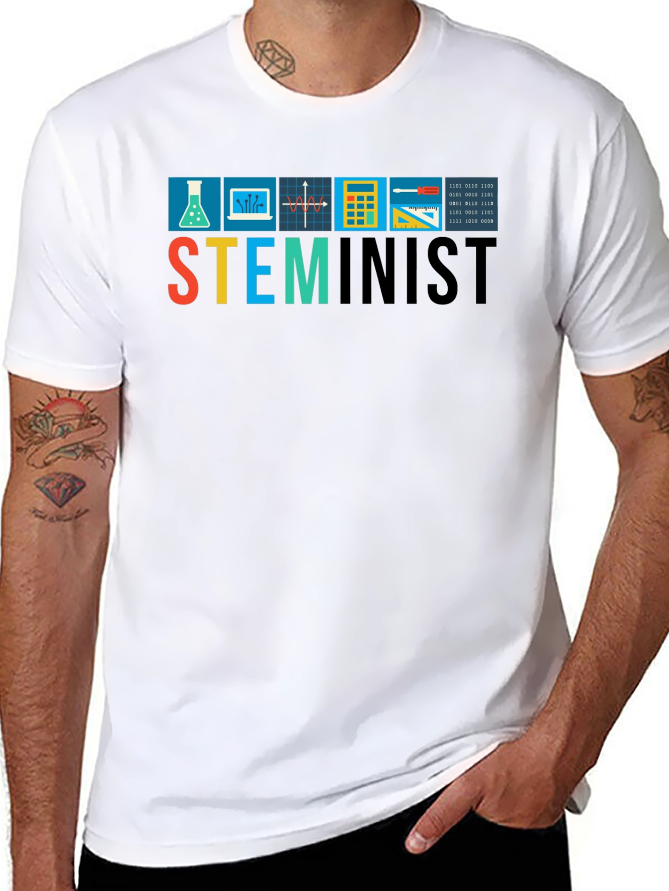 STEMinist T-Shirt - Science Tech Engineering Math
