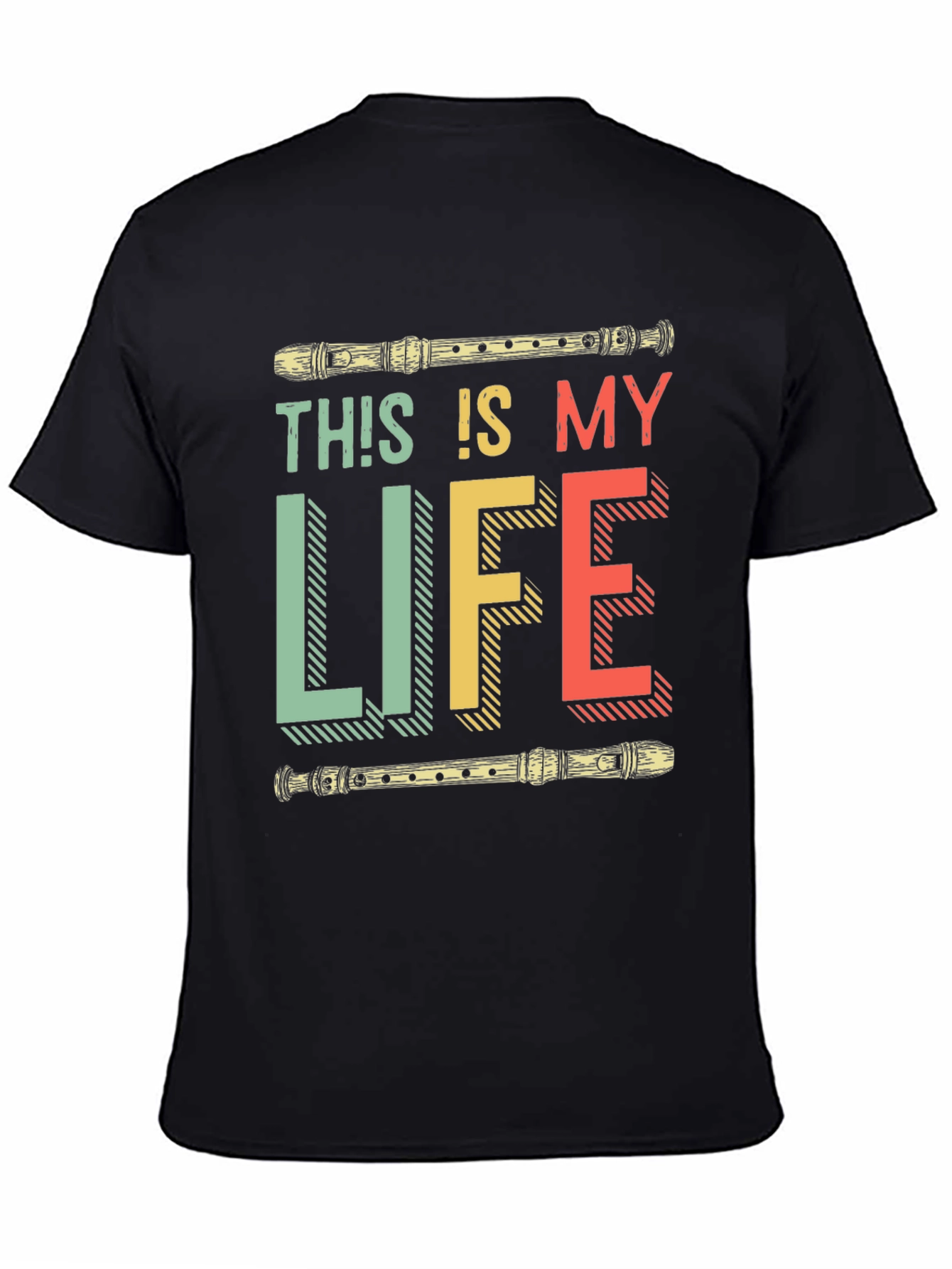This Is My Life Flute Player T-Shirt