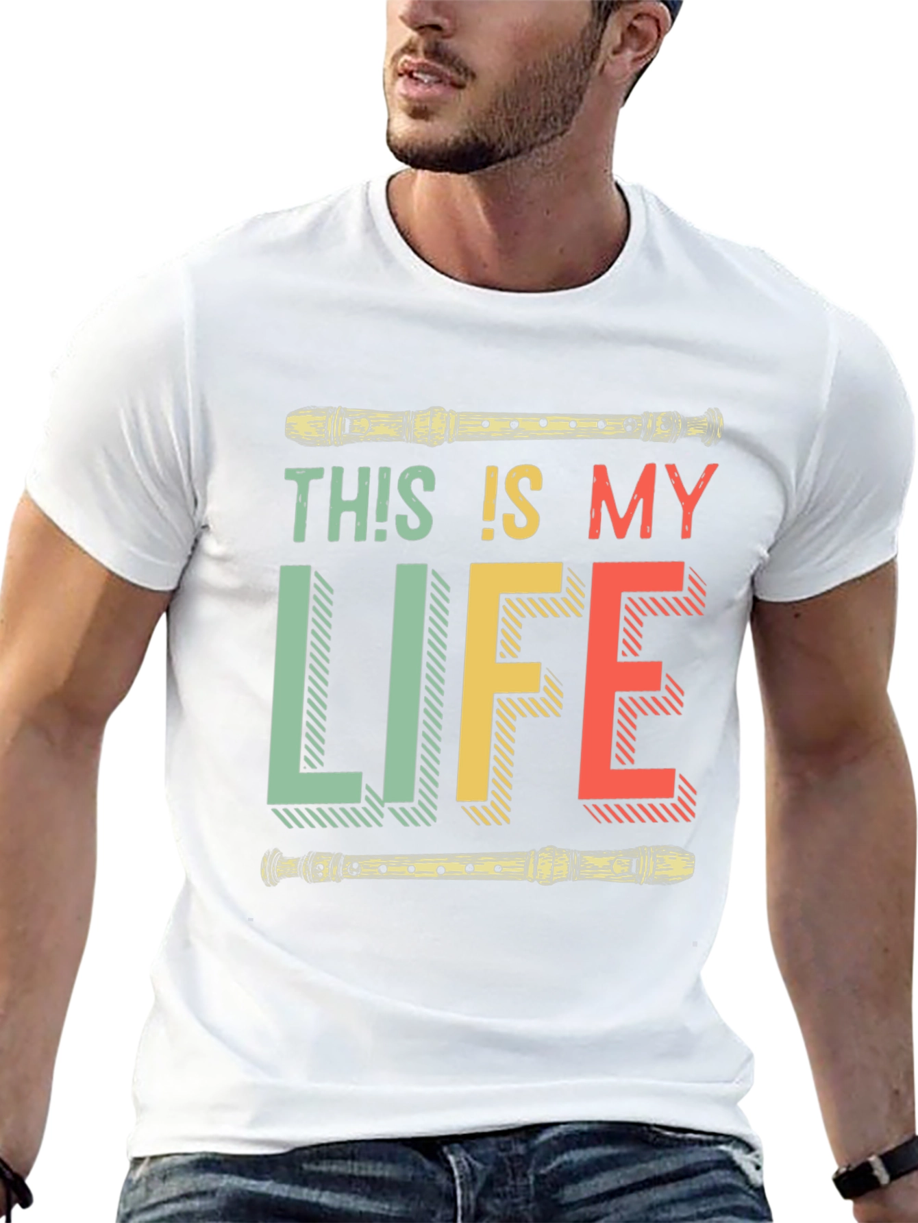 This Is My Life Flute Player T-Shirt