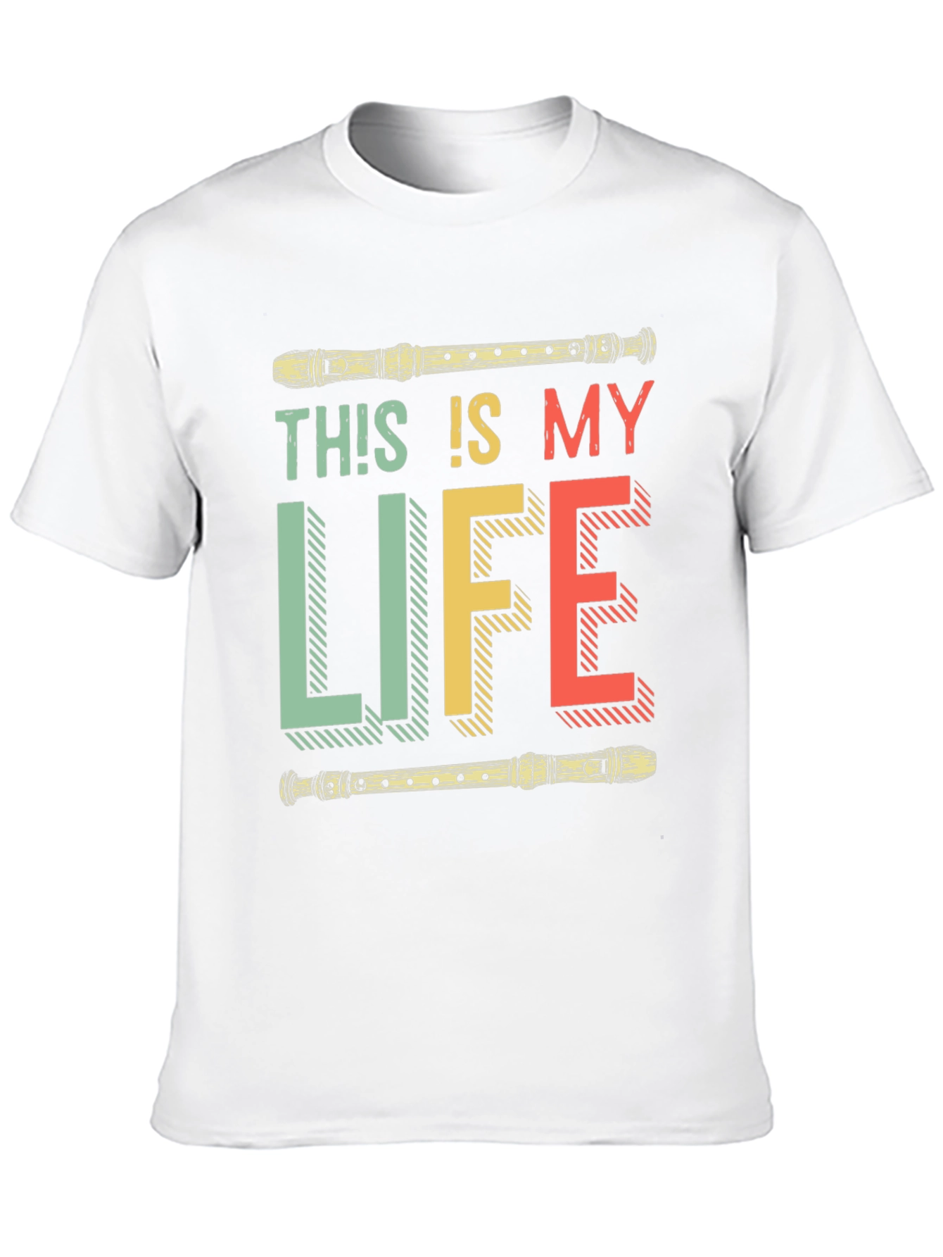This Is My Life Flute Player T-Shirt