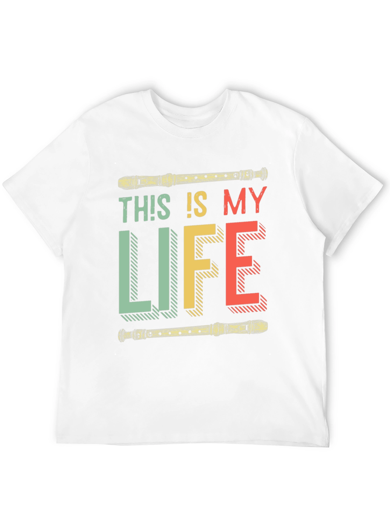This Is My Life Flute Player T-Shirt