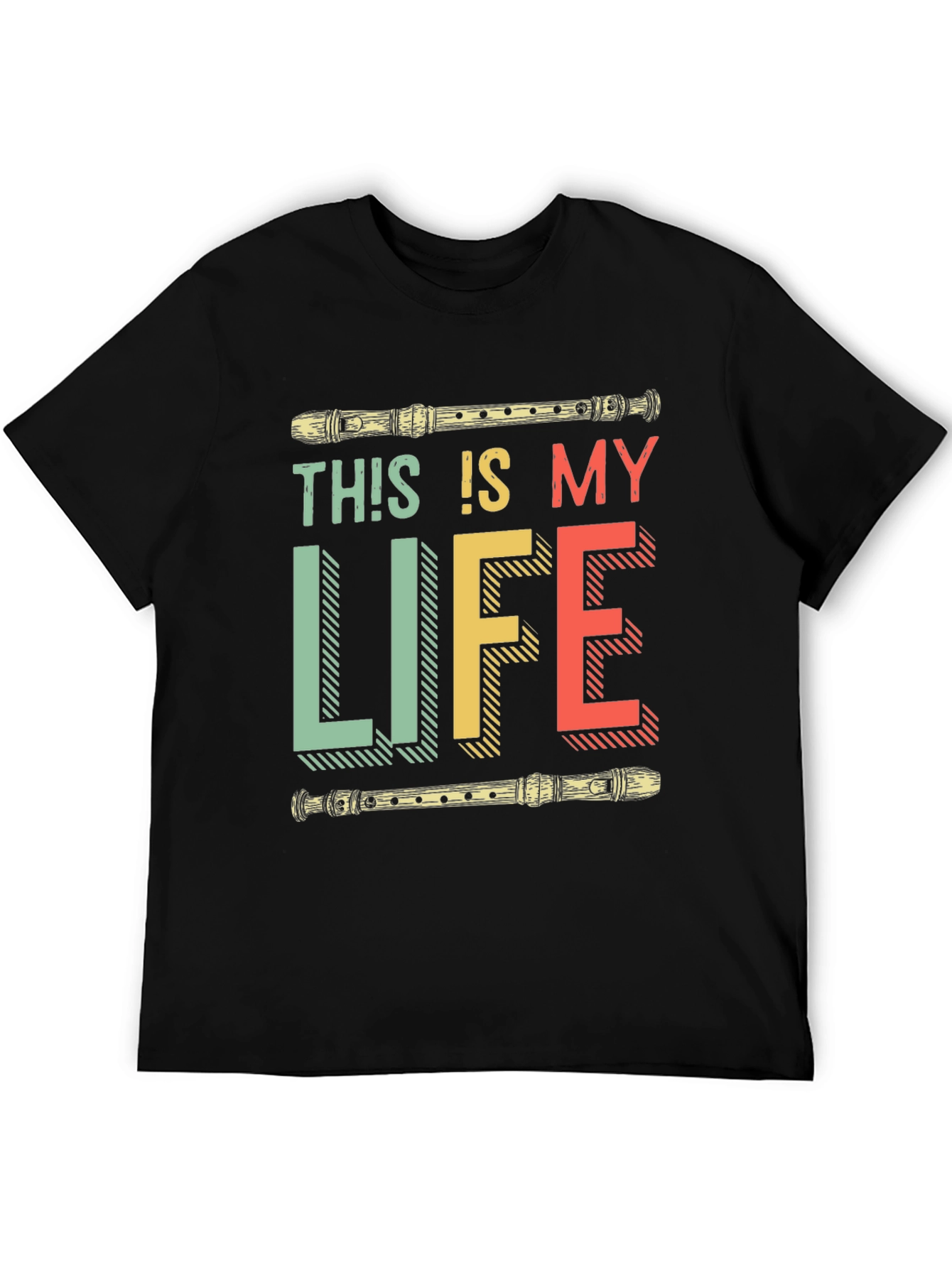 This Is My Life Flute Player T-Shirt