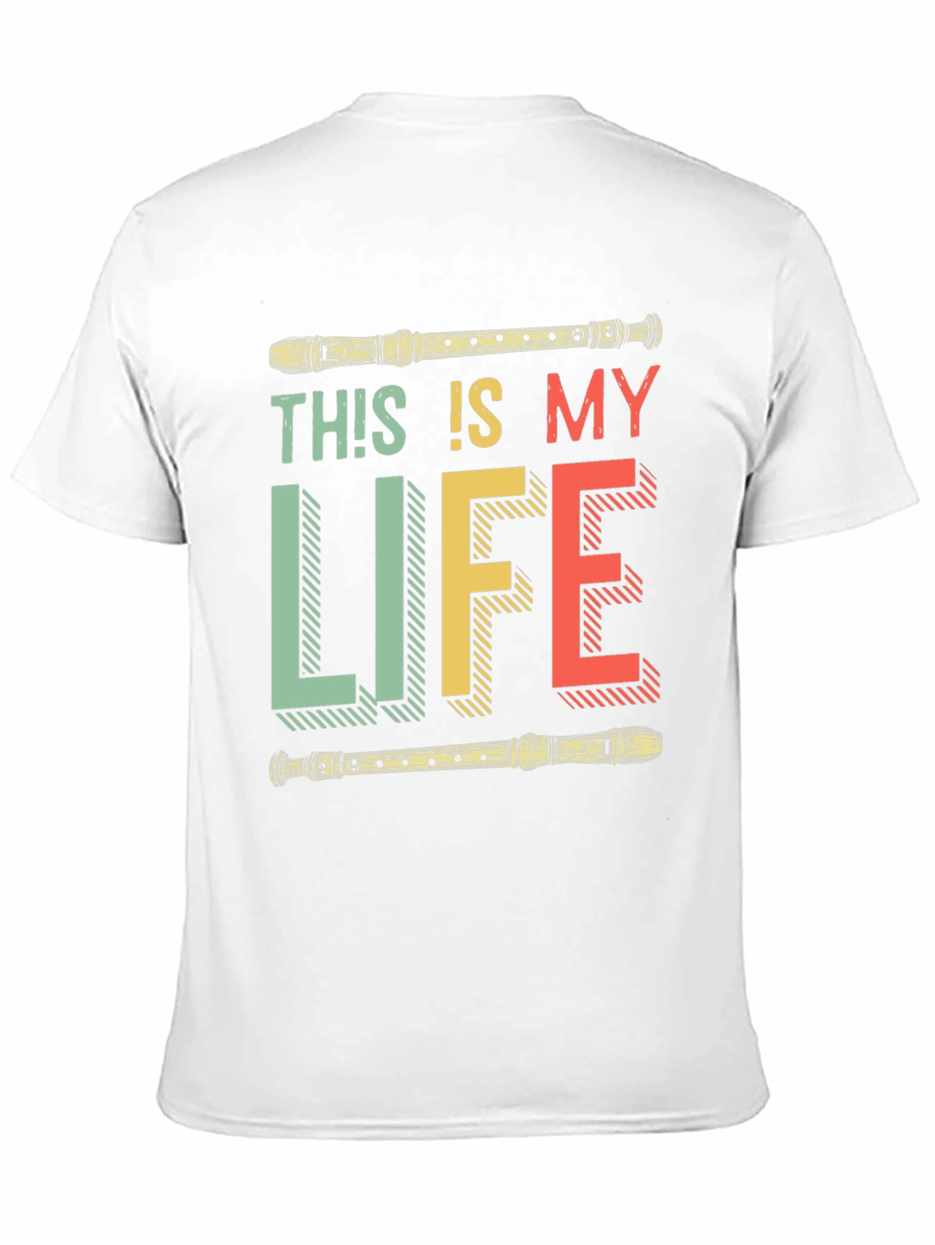 This Is My Life Flute Player T-Shirt