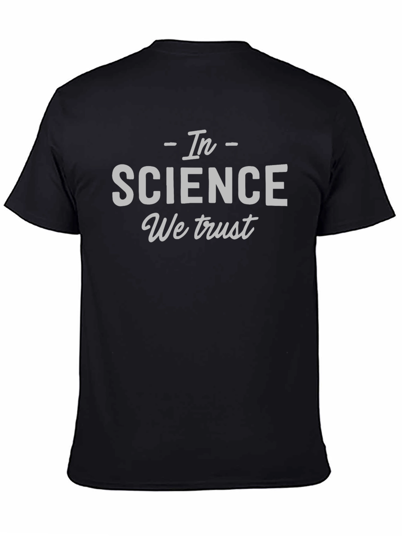 Science We Trust Graphic Tee - Modern Casual T-Shirt