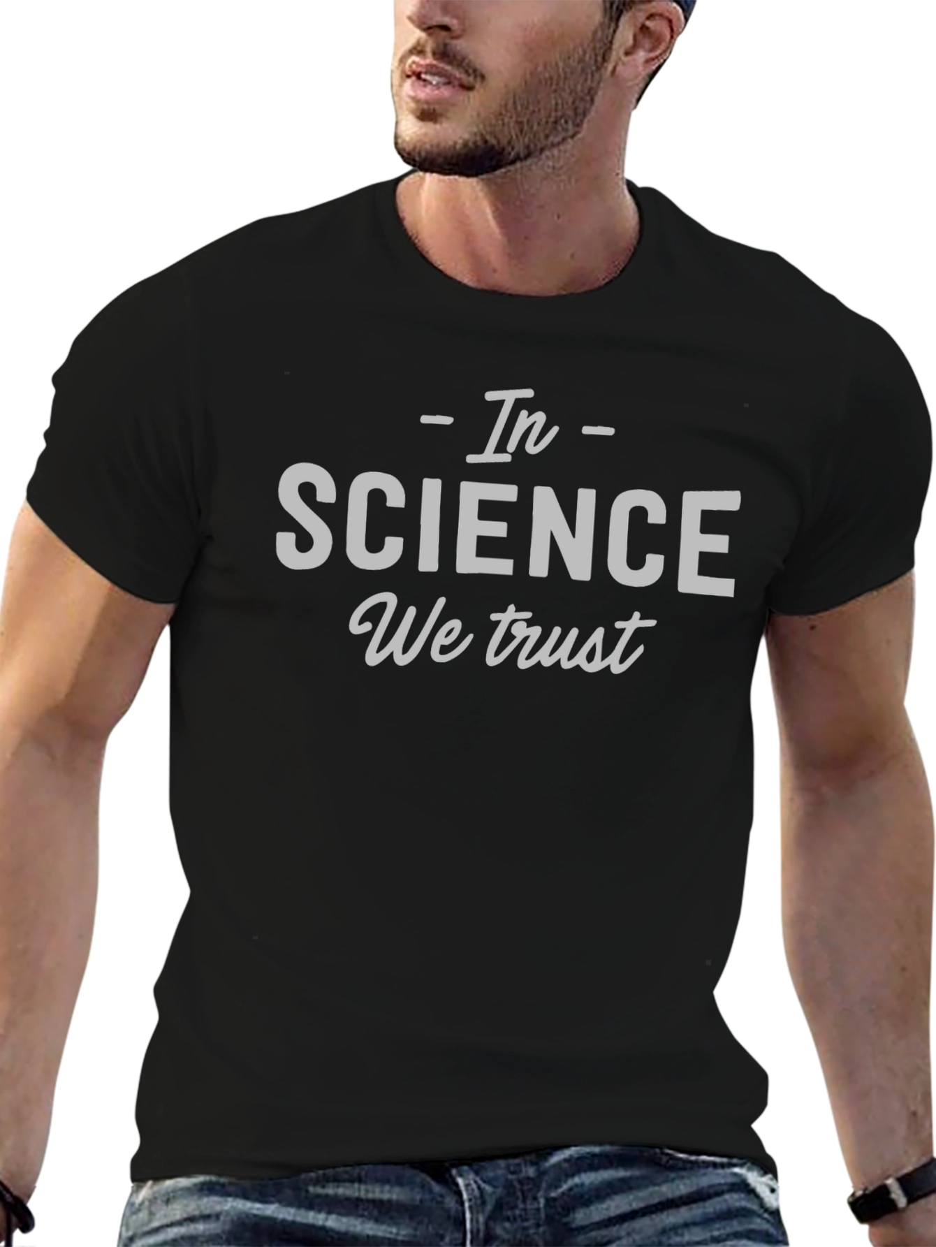 Science We Trust Graphic Tee - Modern Casual T-Shirt