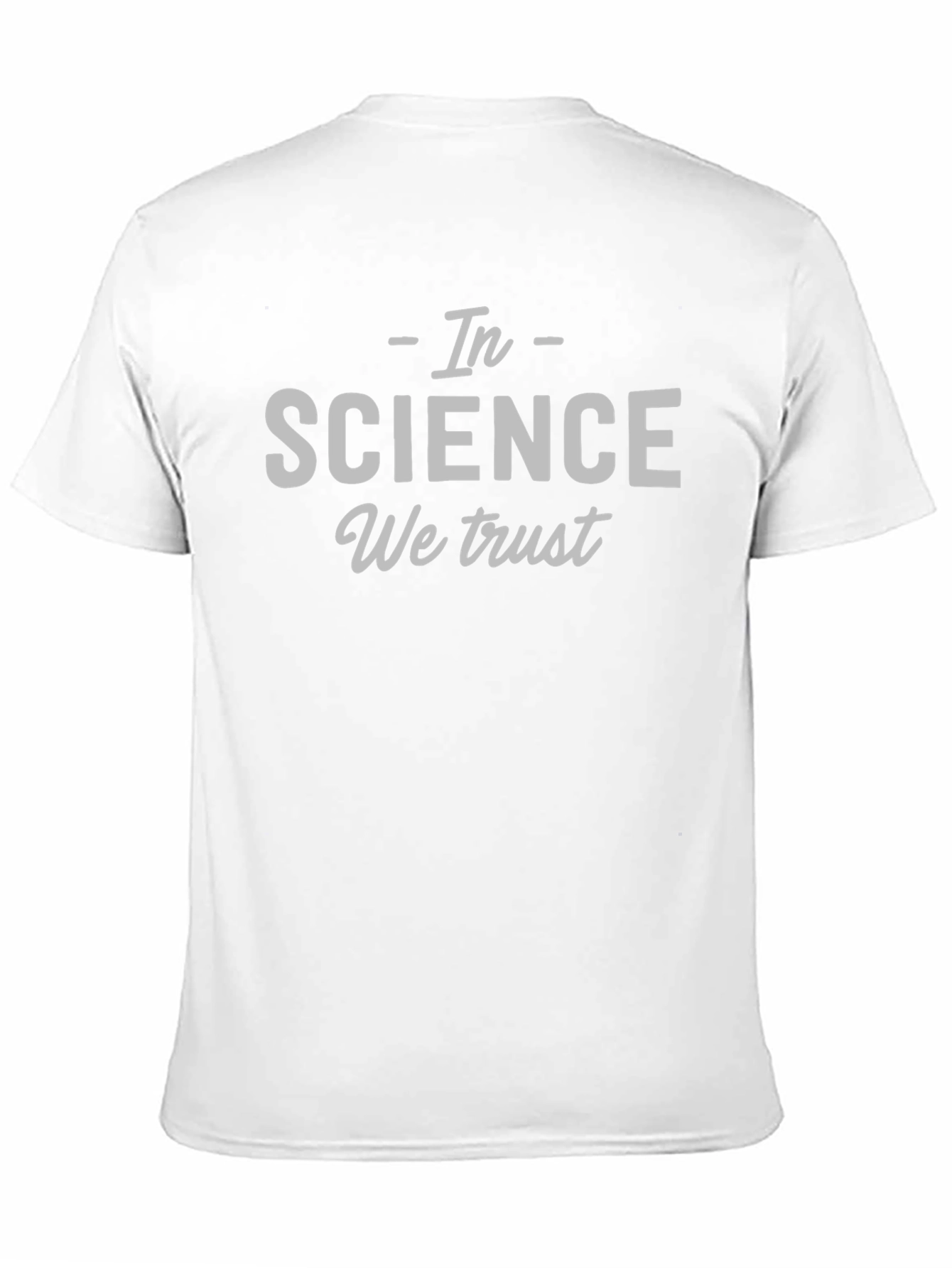 Science We Trust Graphic Tee - Modern Casual T-Shirt