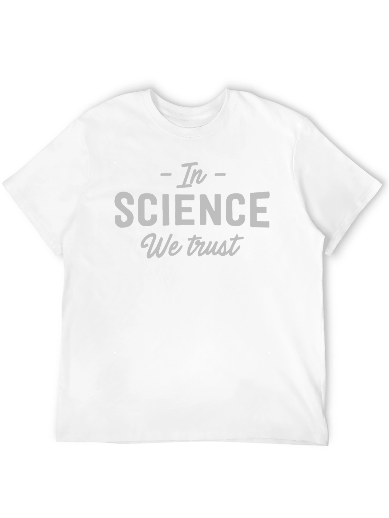 Science We Trust Graphic Tee - Modern Casual T-Shirt