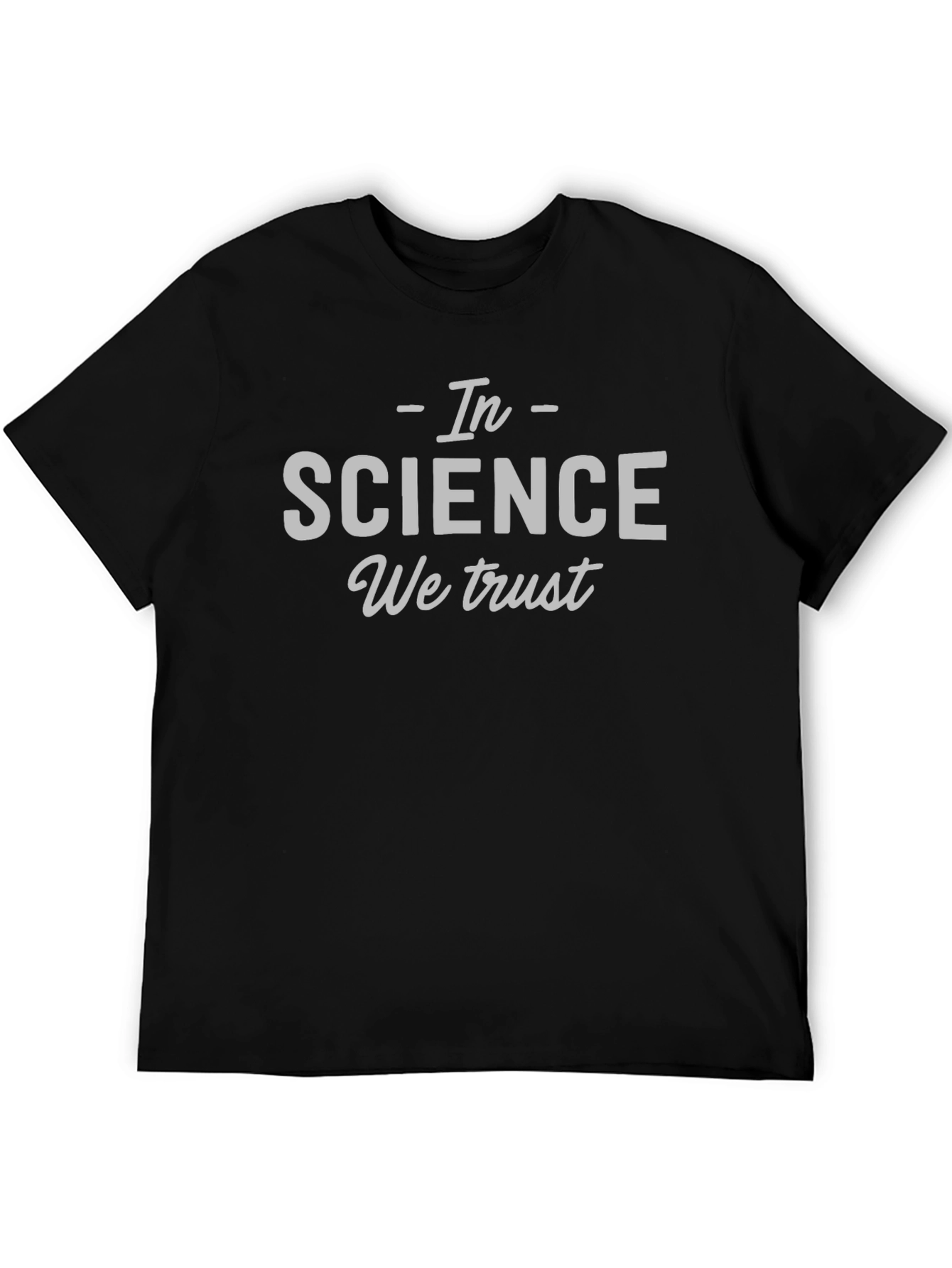 Science We Trust Graphic Tee - Modern Casual T-Shirt