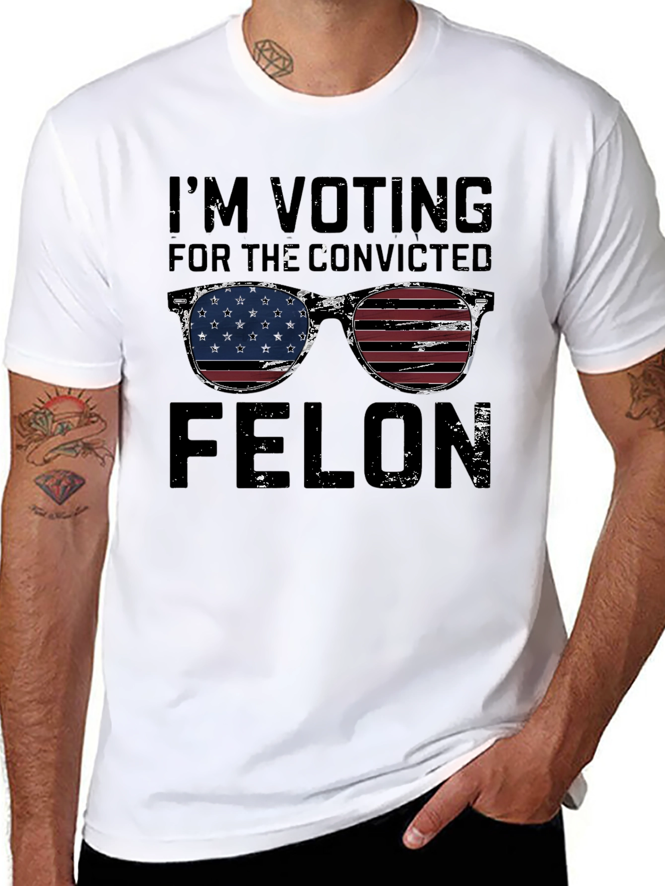 Im Voting for the Convicted Felon T-Shirt