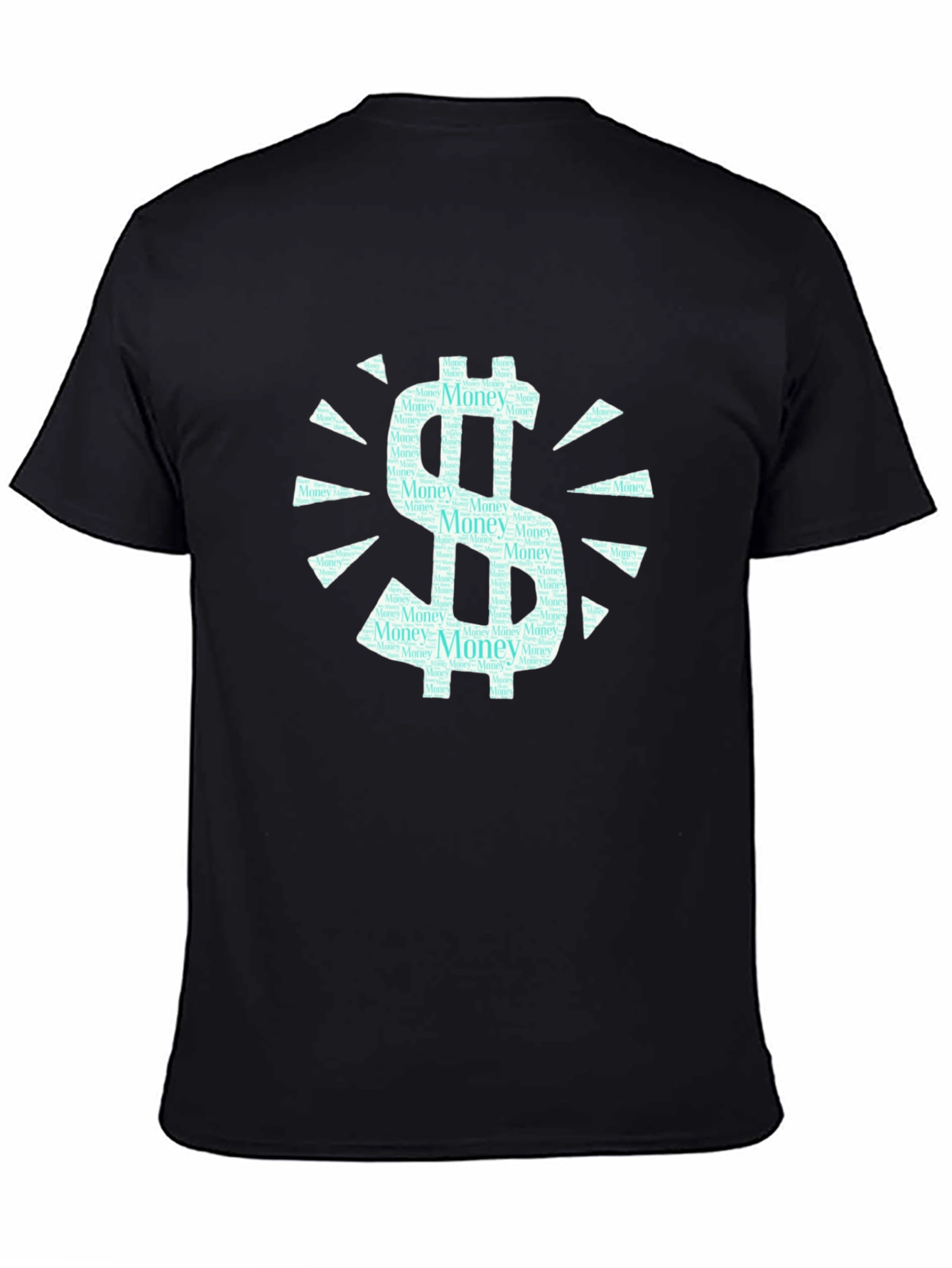 Money Graphic Black Tee