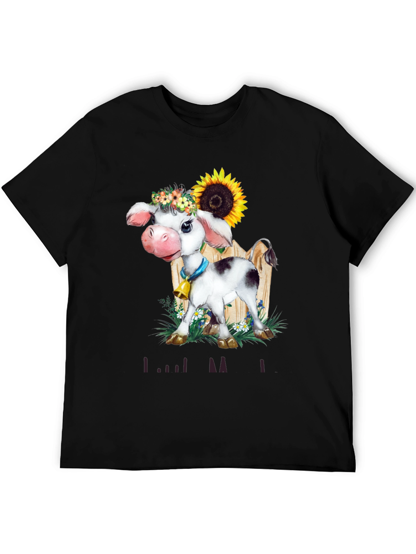 Cow with Sunflower T-Shirt