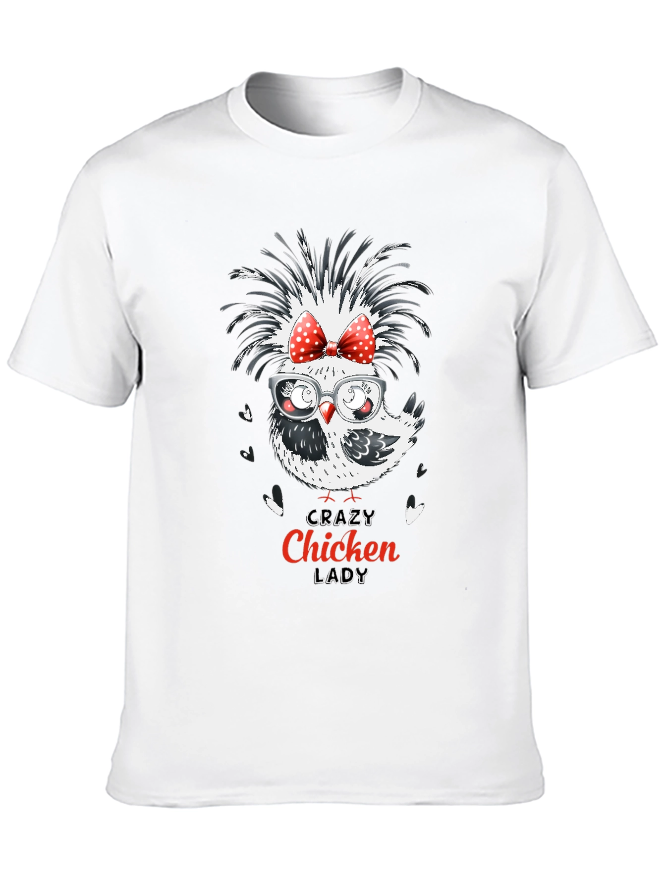 Crazy Chicken Lady T-Shirt - Novelty Tee