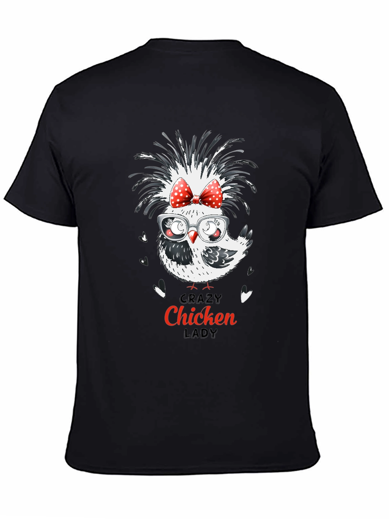 Crazy Chicken Lady T-Shirt - Novelty Tee